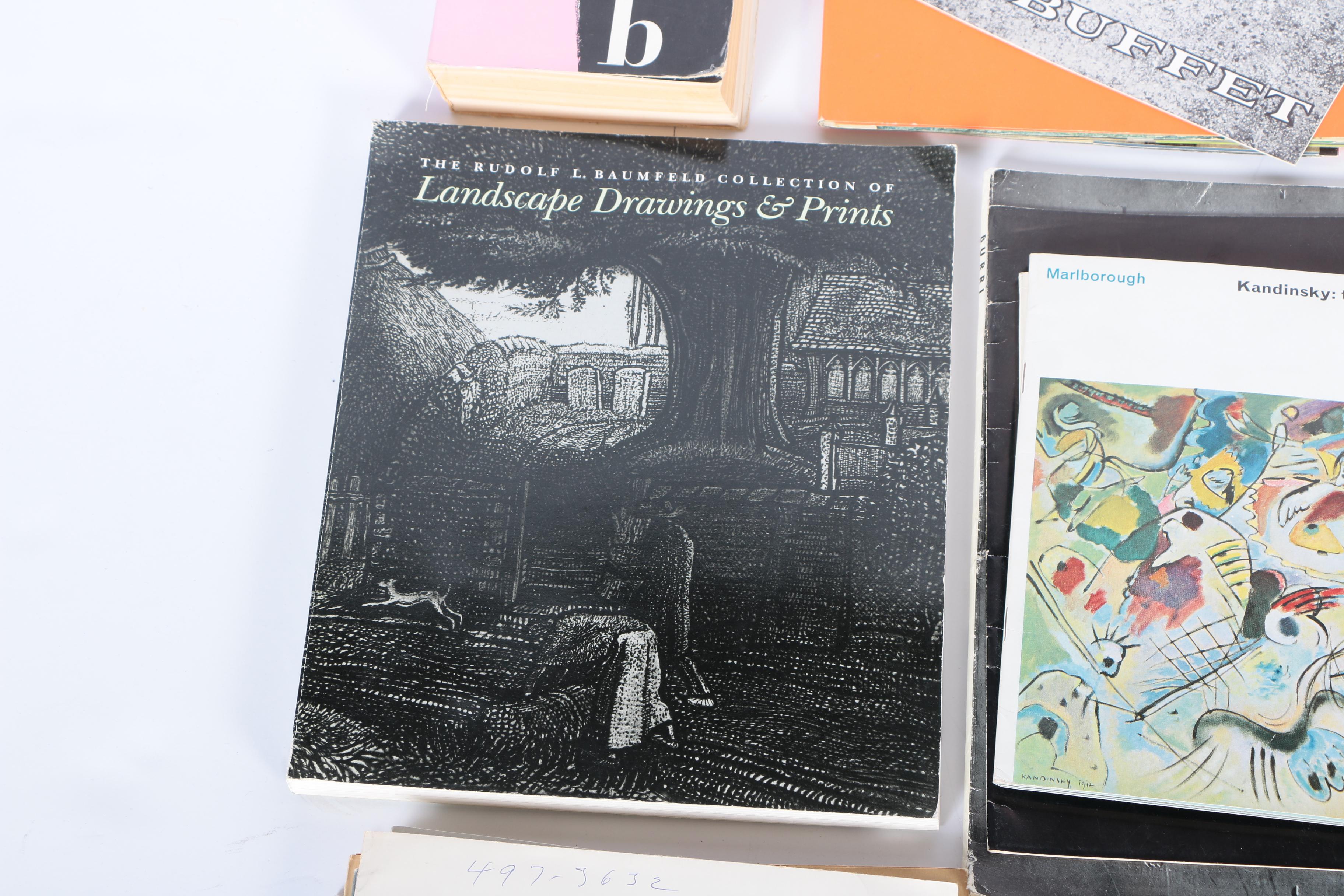 Assortment of Vintage Art Ephemera