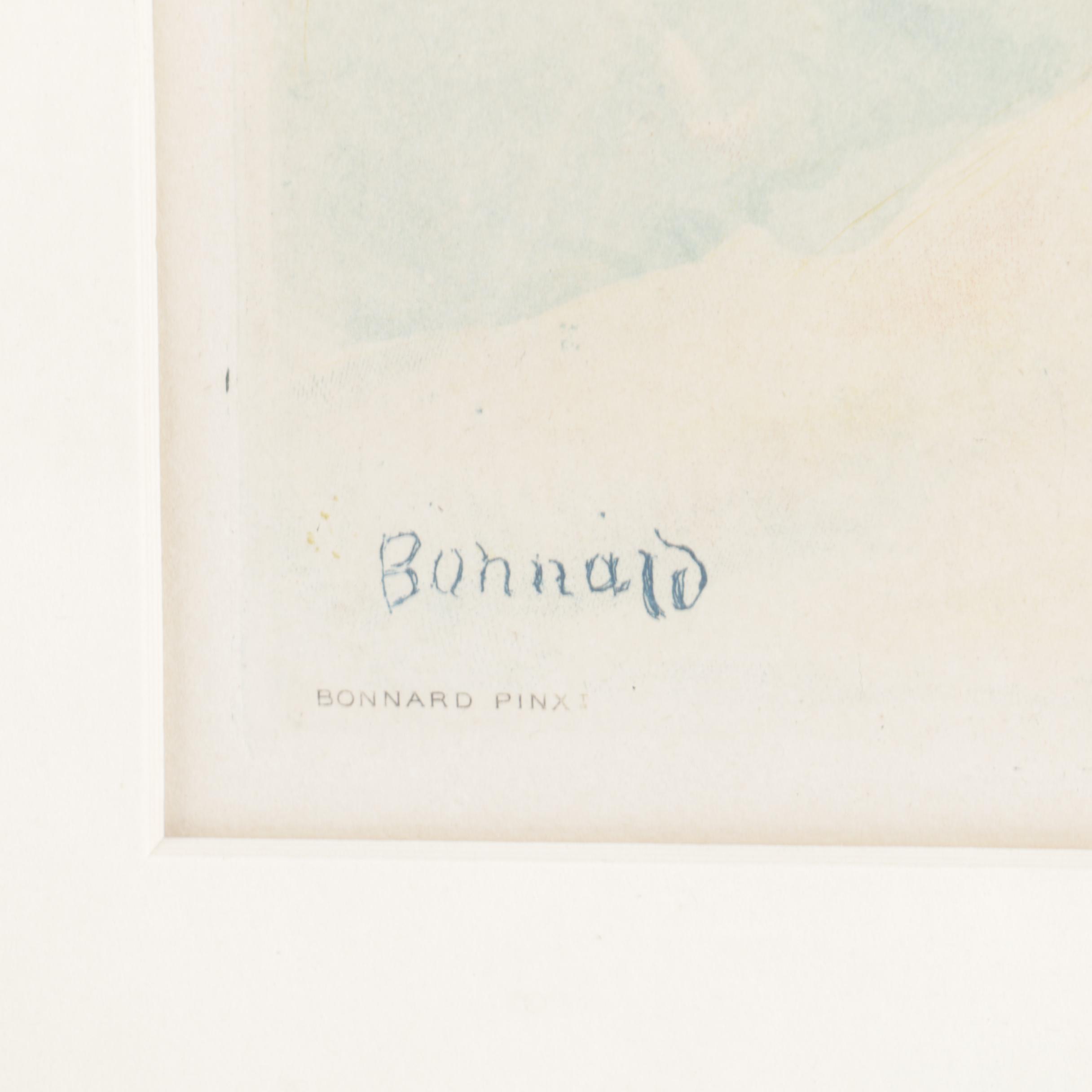 Etchings Including Jacques Villon Aquatint After Bonnard's "La Femme au Chien"