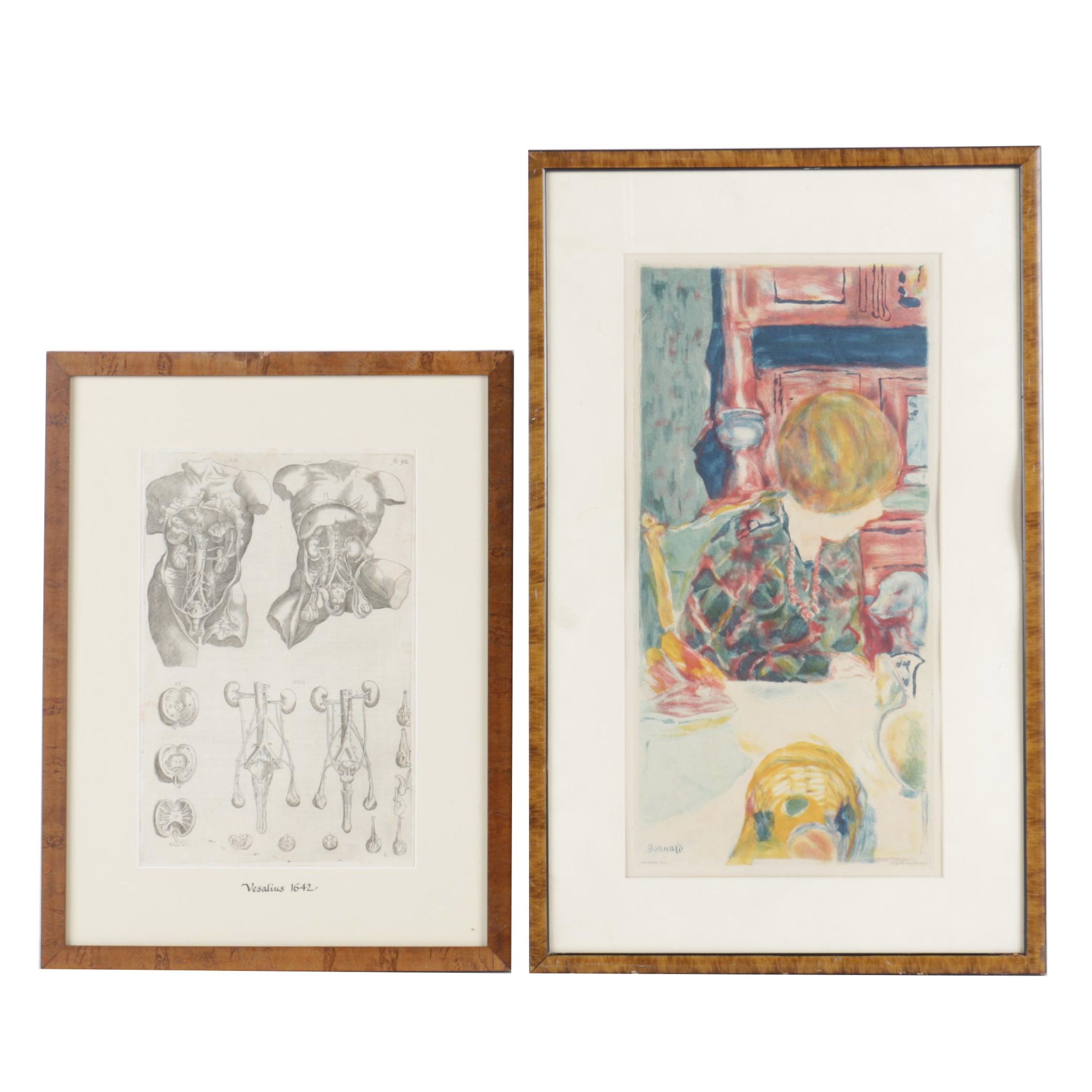 Etchings Including Jacques Villon Aquatint After Bonnard's "La Femme au Chien"