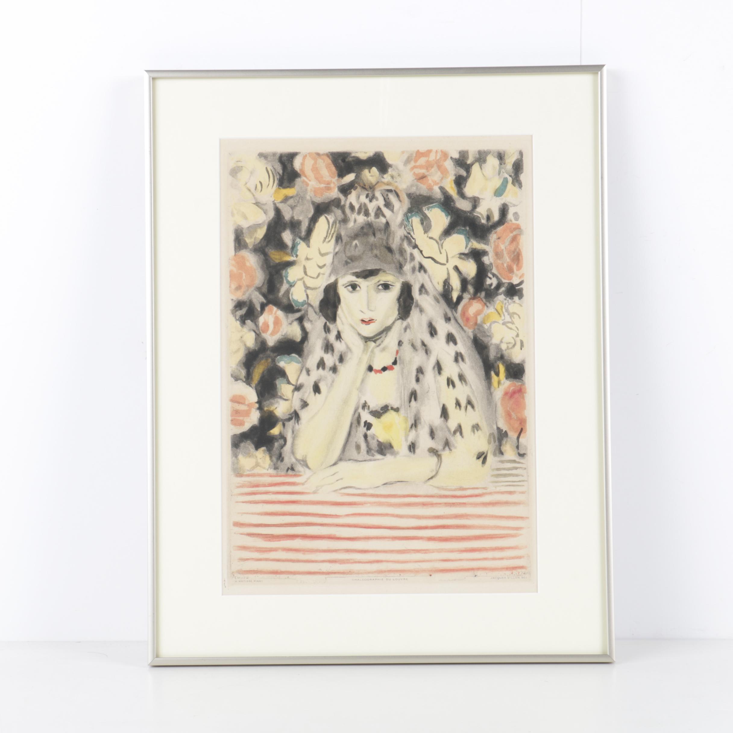 Jacques Villon 1920s Etchings with Aquatint After Works by Renoir and Matisse