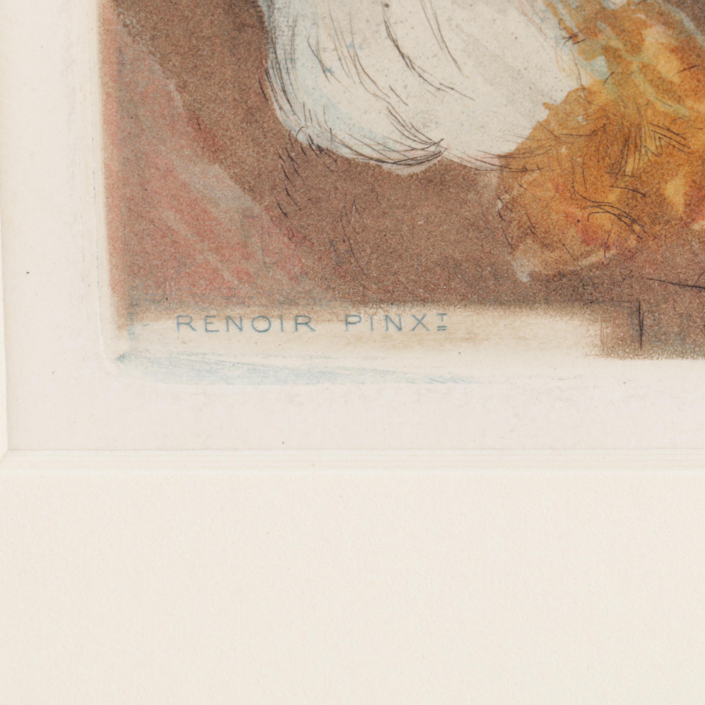 Jacques Villon 1920s Etchings with Aquatint After Works by Renoir and Matisse