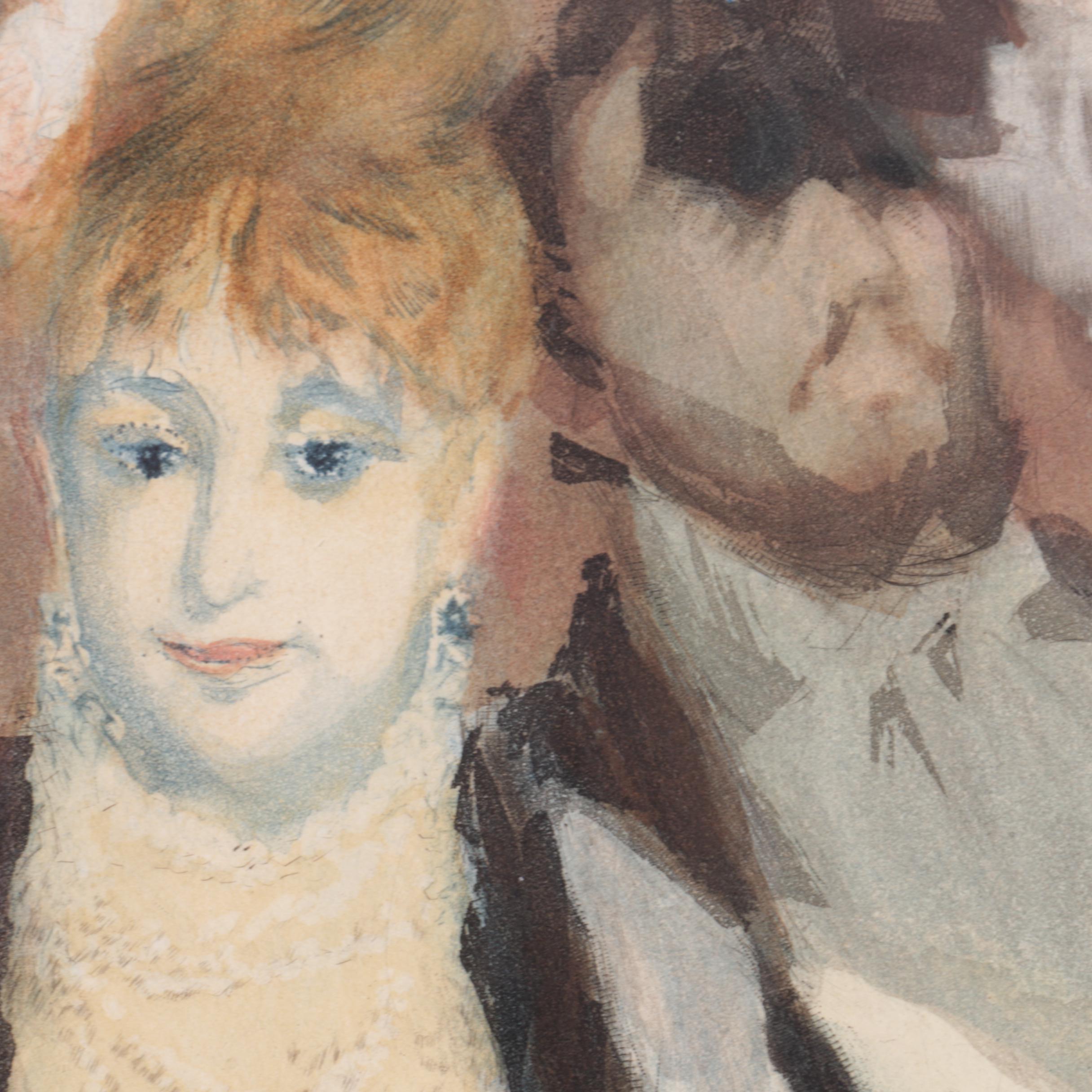 Jacques Villon 1920s Etchings with Aquatint After Works by Renoir and Matisse