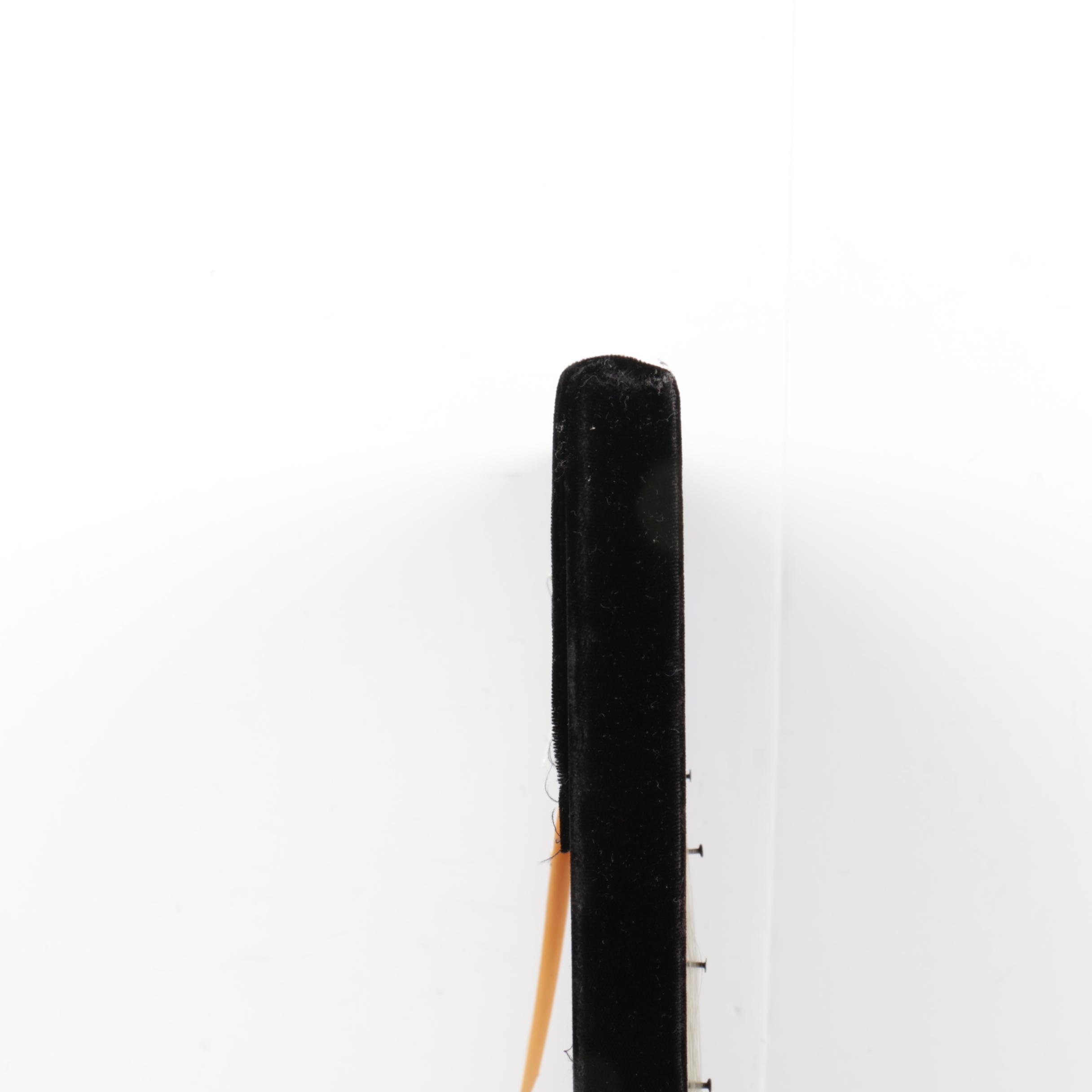 String Art on Velvet Panel