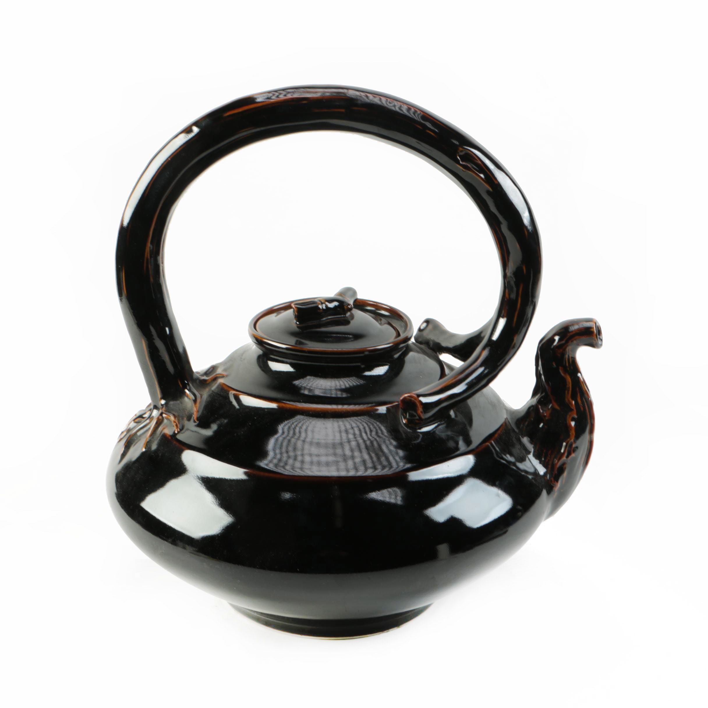 Asian Style Ceramic Teapot