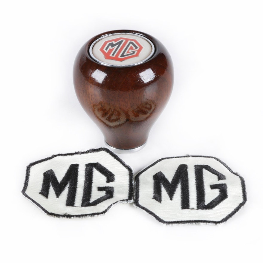 MG Motor Shift Knob and Patches