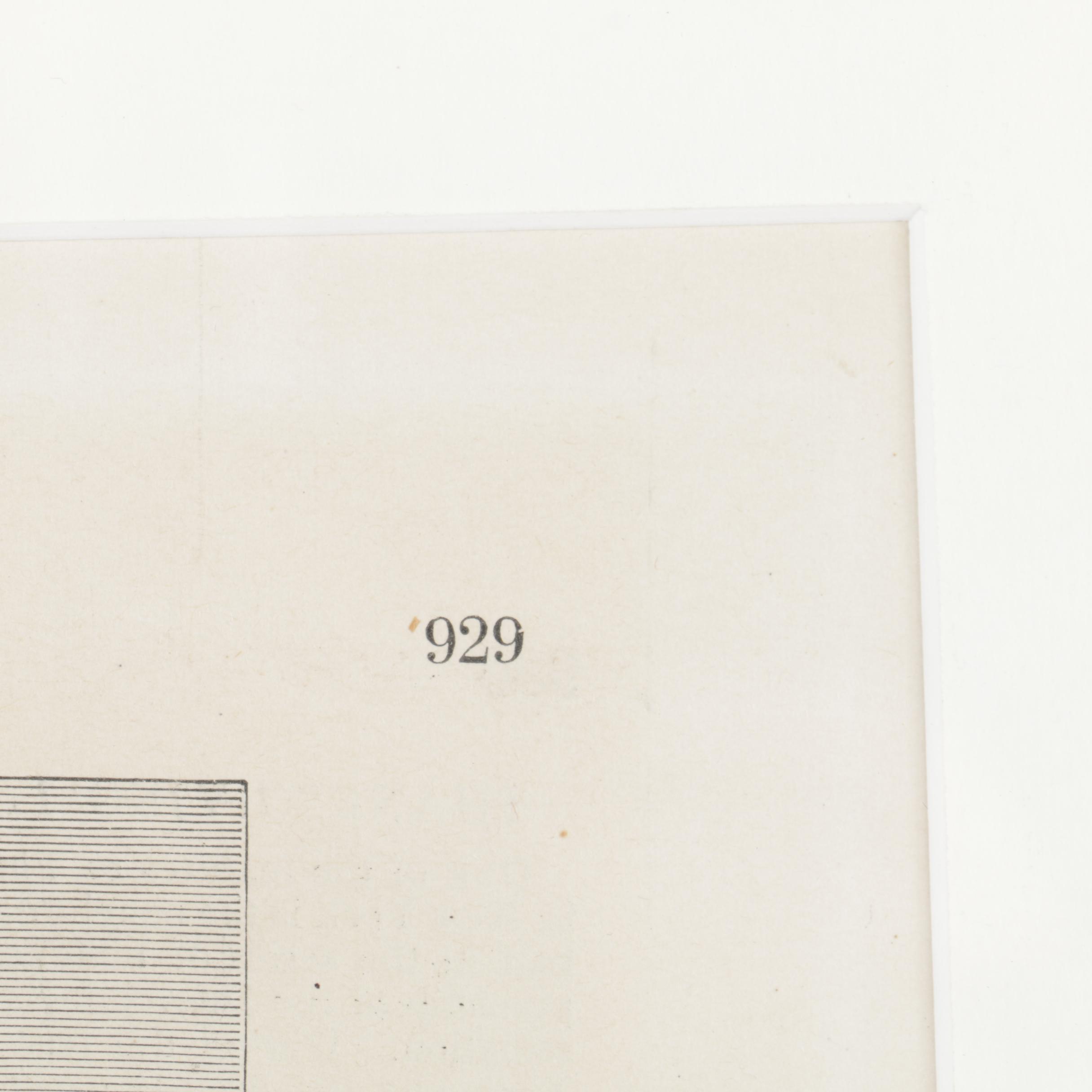 "Harper's Weekly" Engraving After Remington "Football, A Collision at the Ropes"