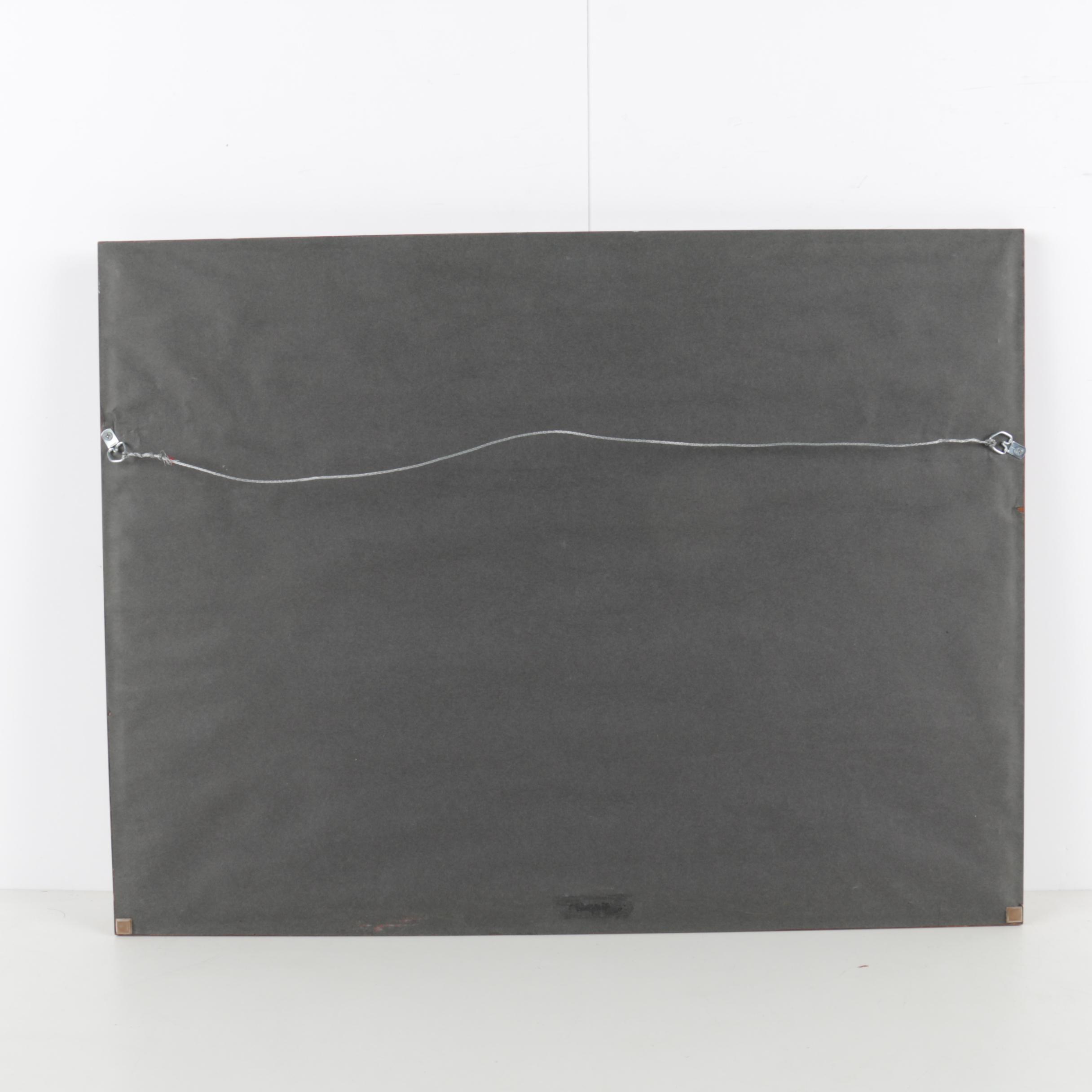 "Harper's Weekly" Engraving After Remington "Football, A Collision at the Ropes"