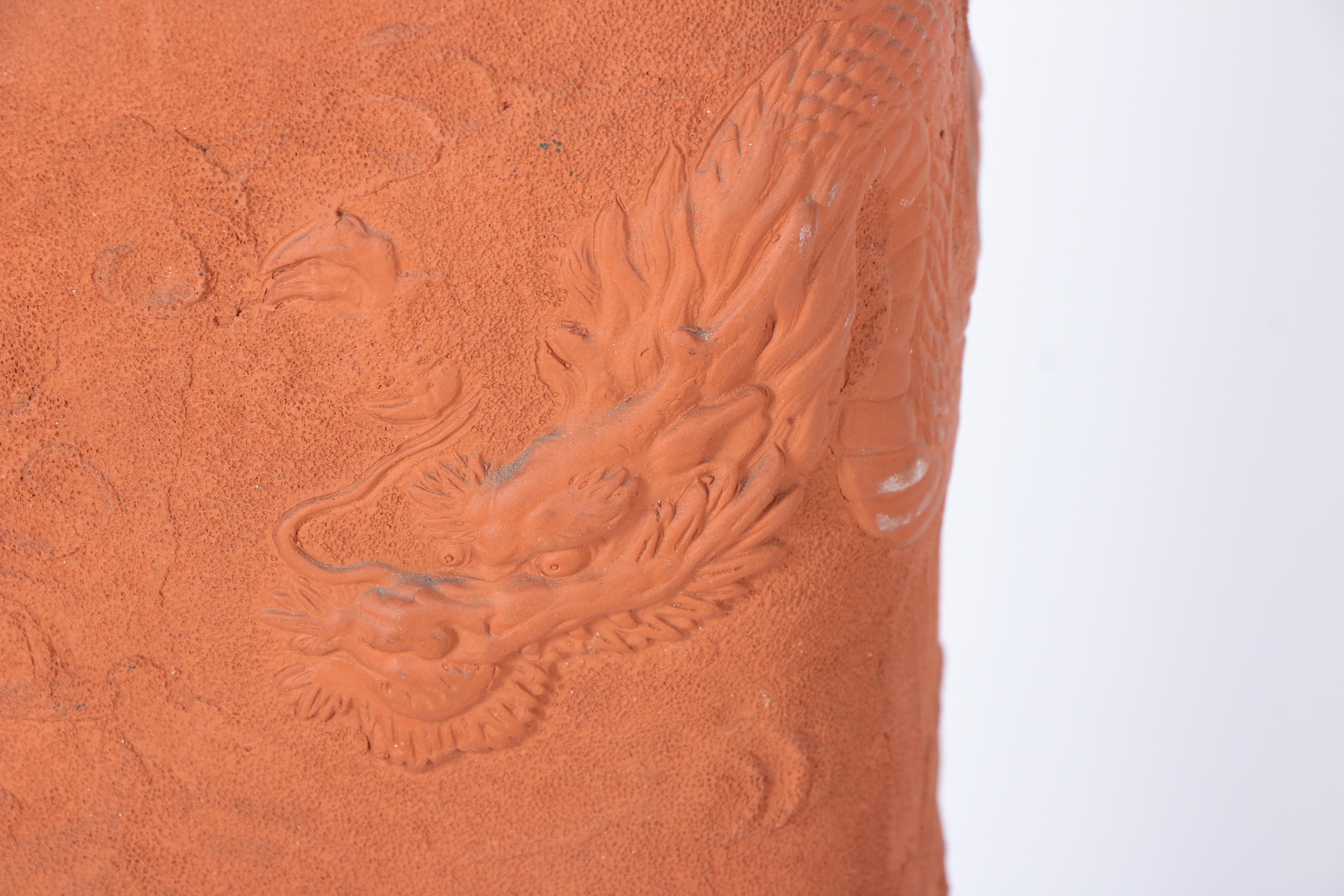 East Asian Terracotta Umbrella Stand