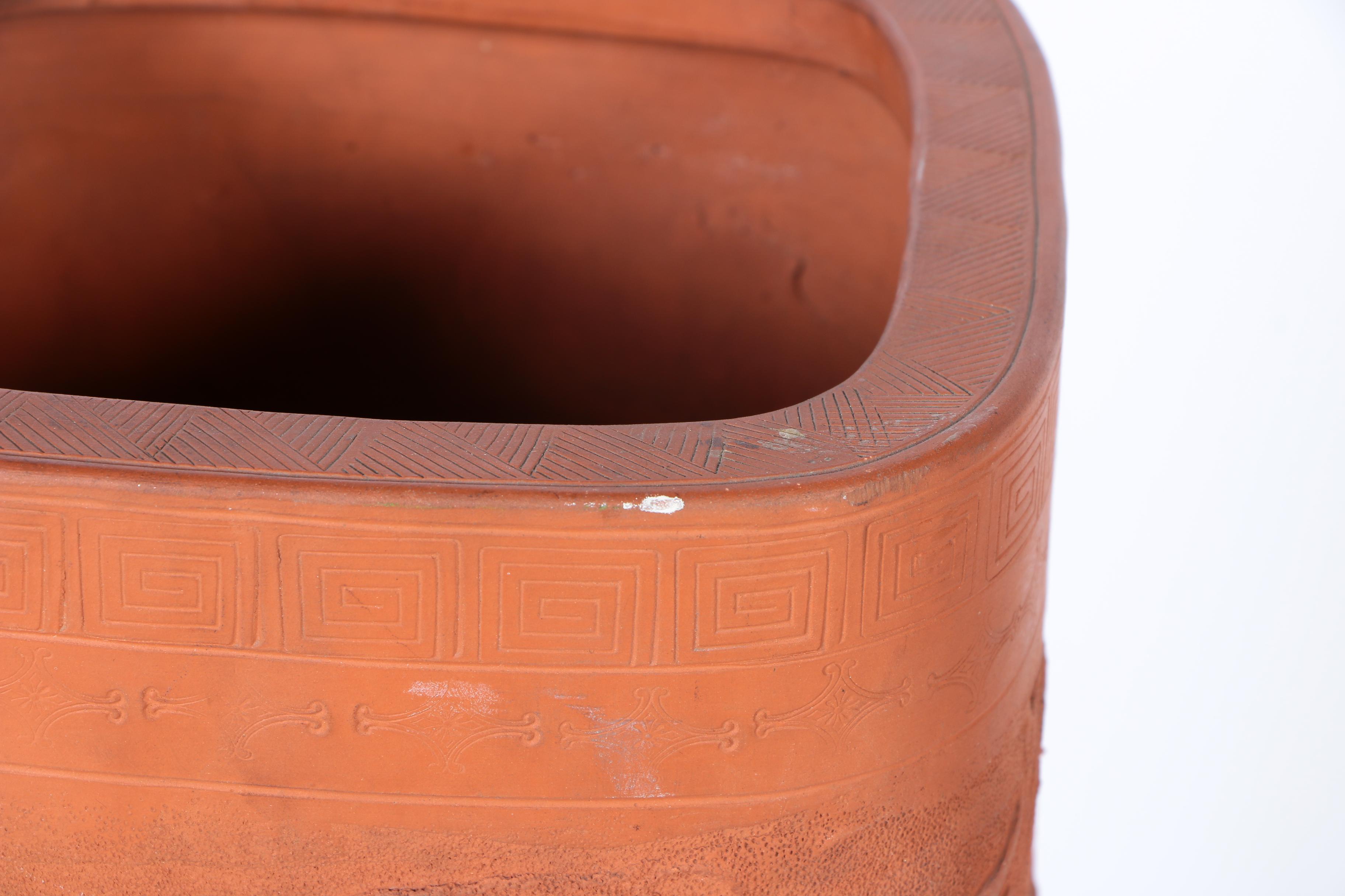 East Asian Terracotta Umbrella Stand