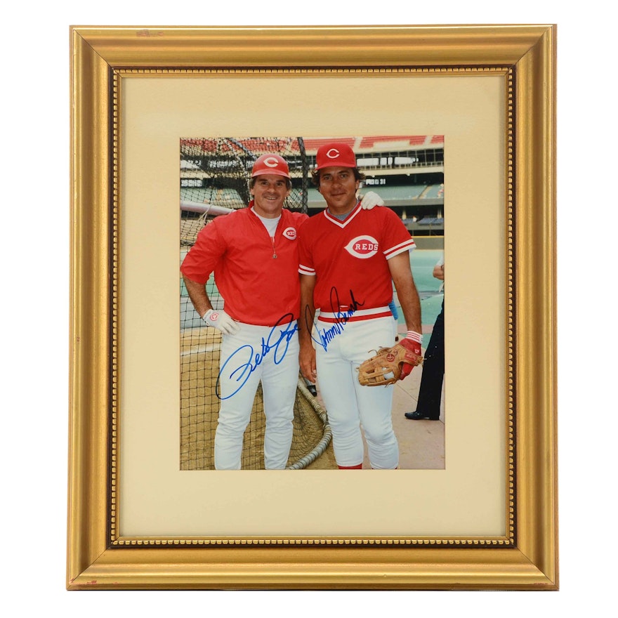 Rose and Bench Signed Photo Sports Gallery COAs