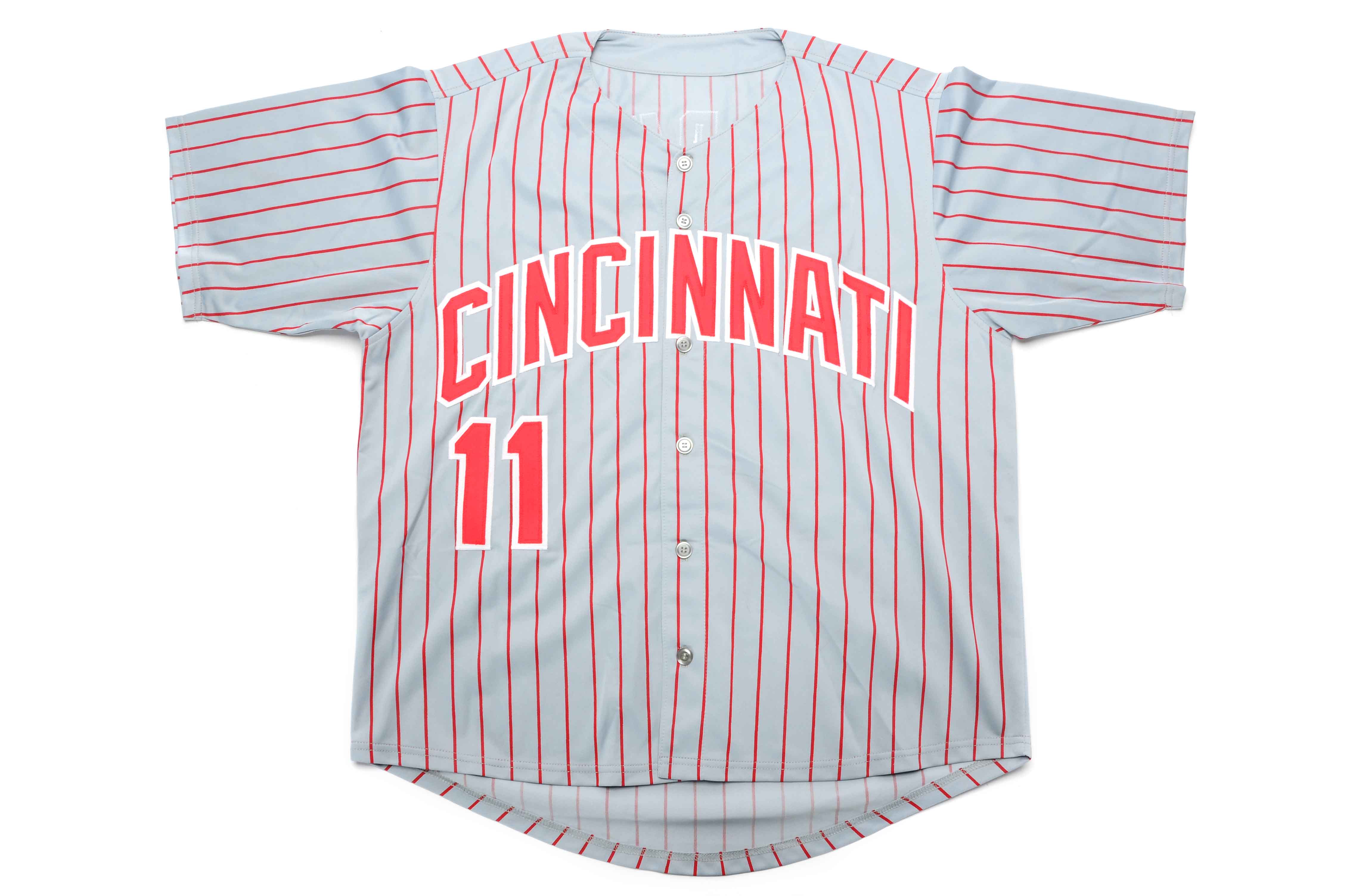 Barry Larkin Signed Jersey JSA COA