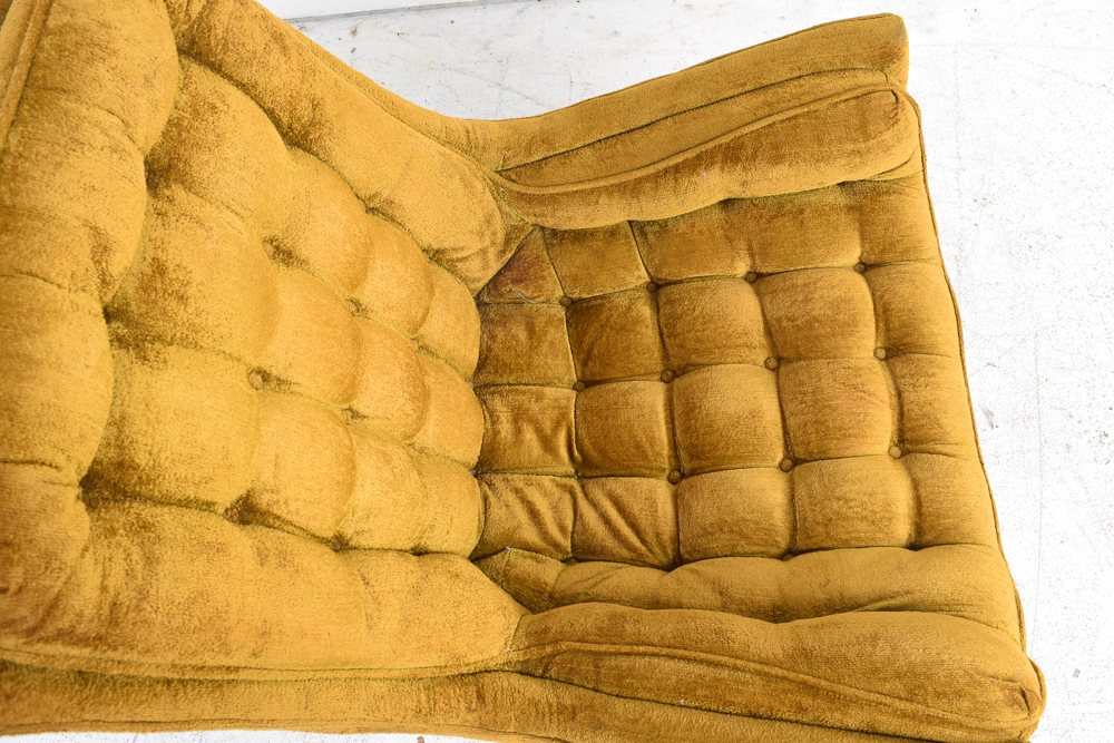 Mid Century Modern Club Chair with Ottoman by Sam Moore