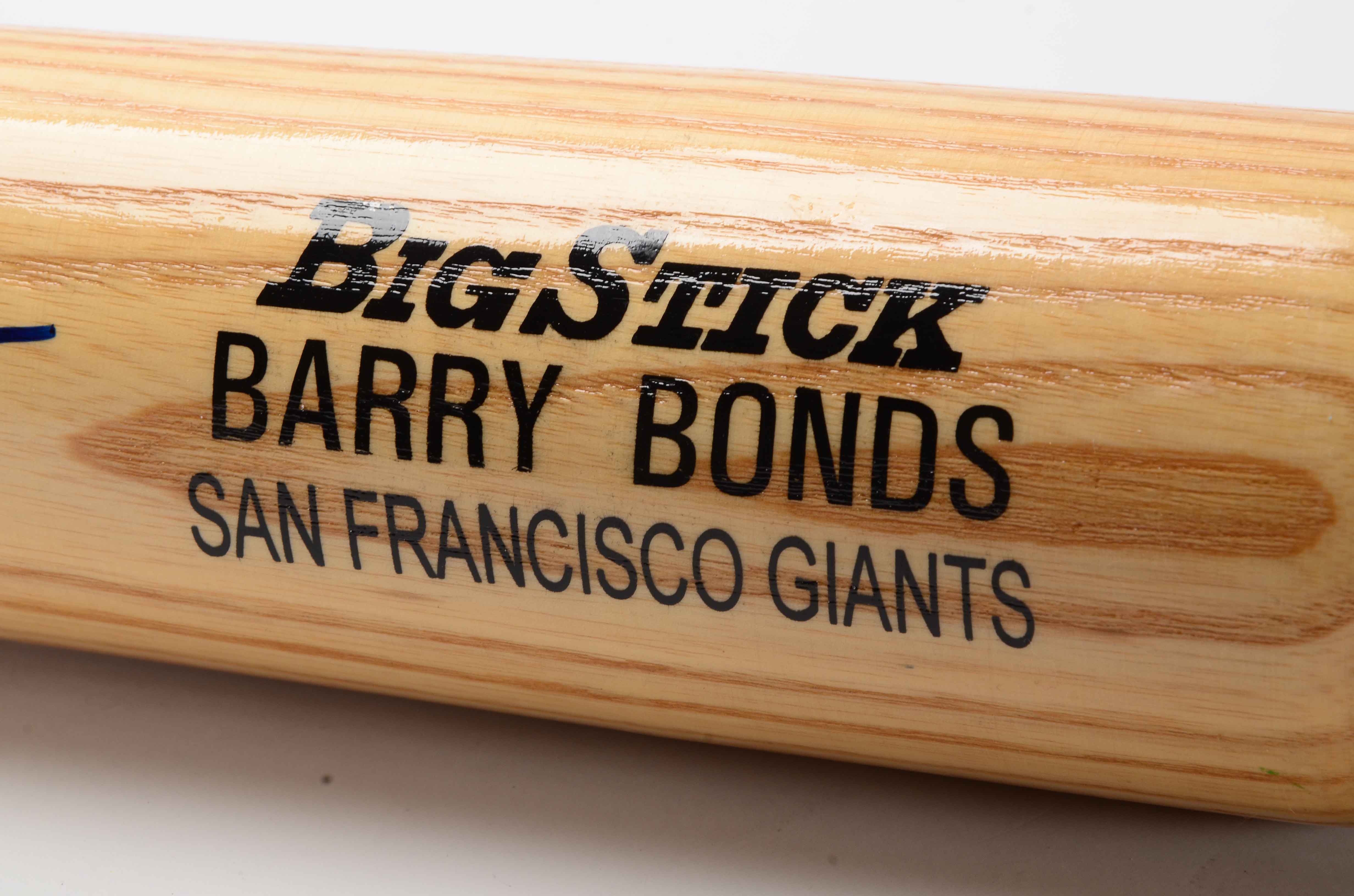 Barry Bonds Signed Bat  COA