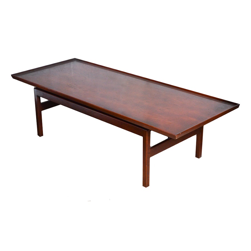 Mid Century Modern Walnut Veneered Coffee Table