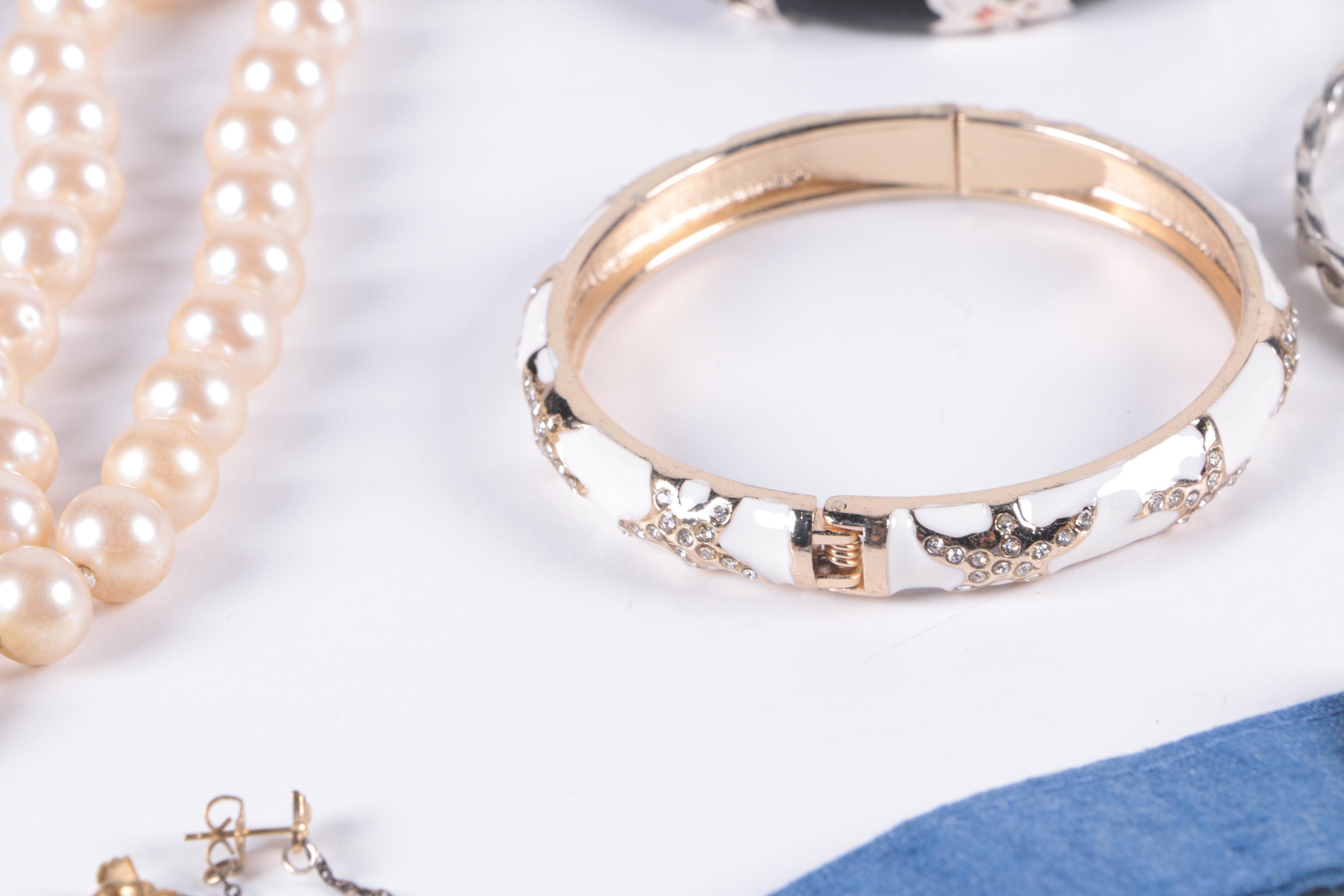 Vintage Haute Couture Costume Jewelry Featuring Christian Dior and Les Bernard