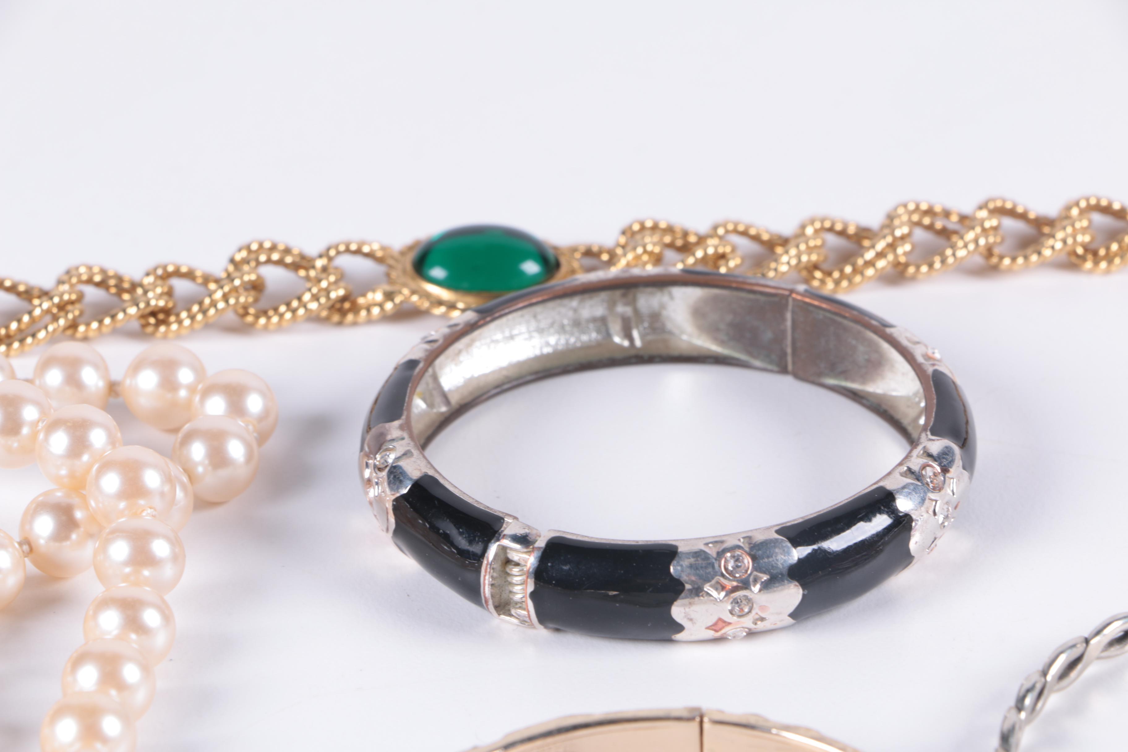 Vintage Haute Couture Costume Jewelry Featuring Christian Dior and Les Bernard