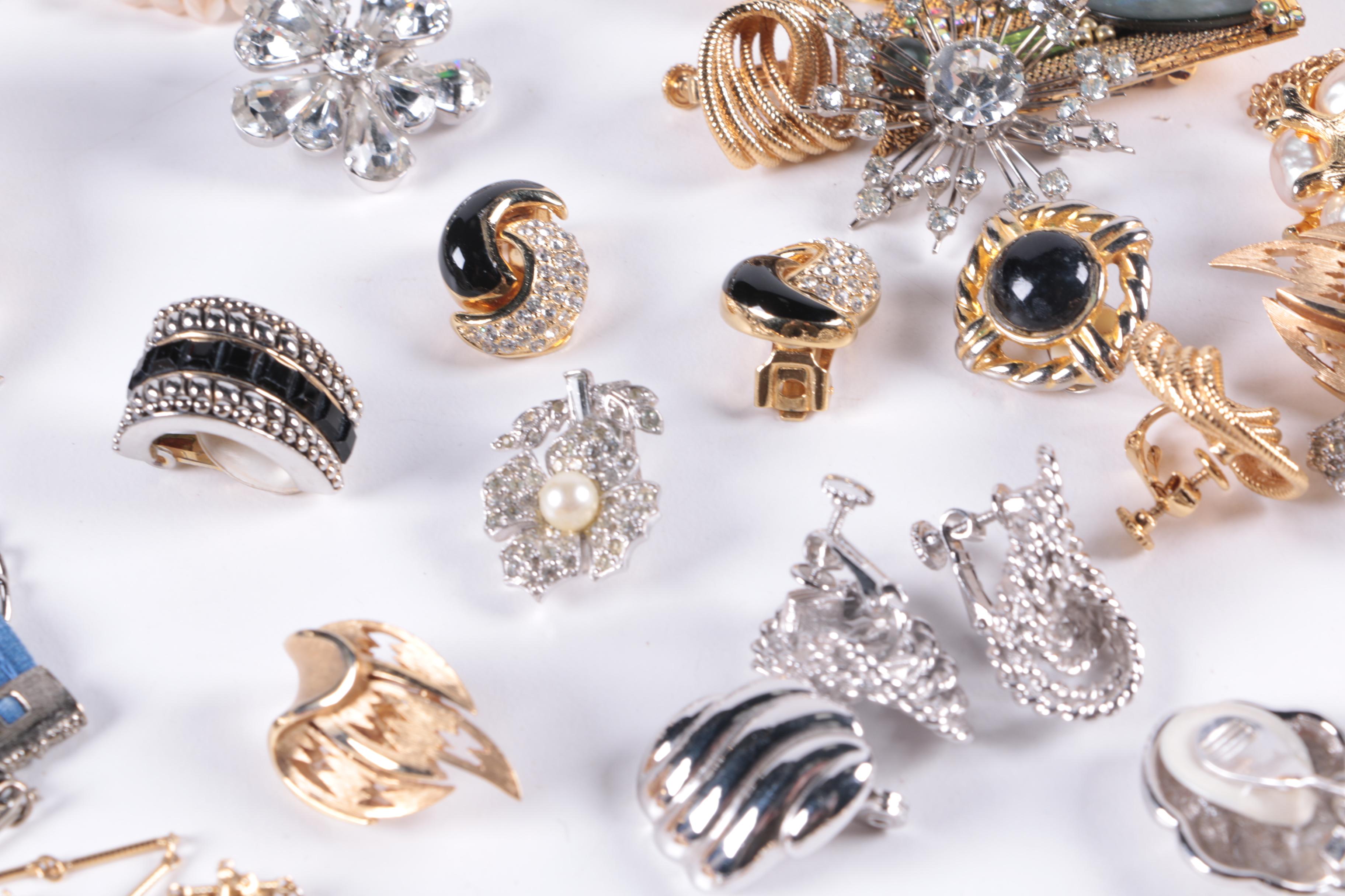 Vintage Haute Couture Costume Jewelry Featuring Christian Dior and Les Bernard
