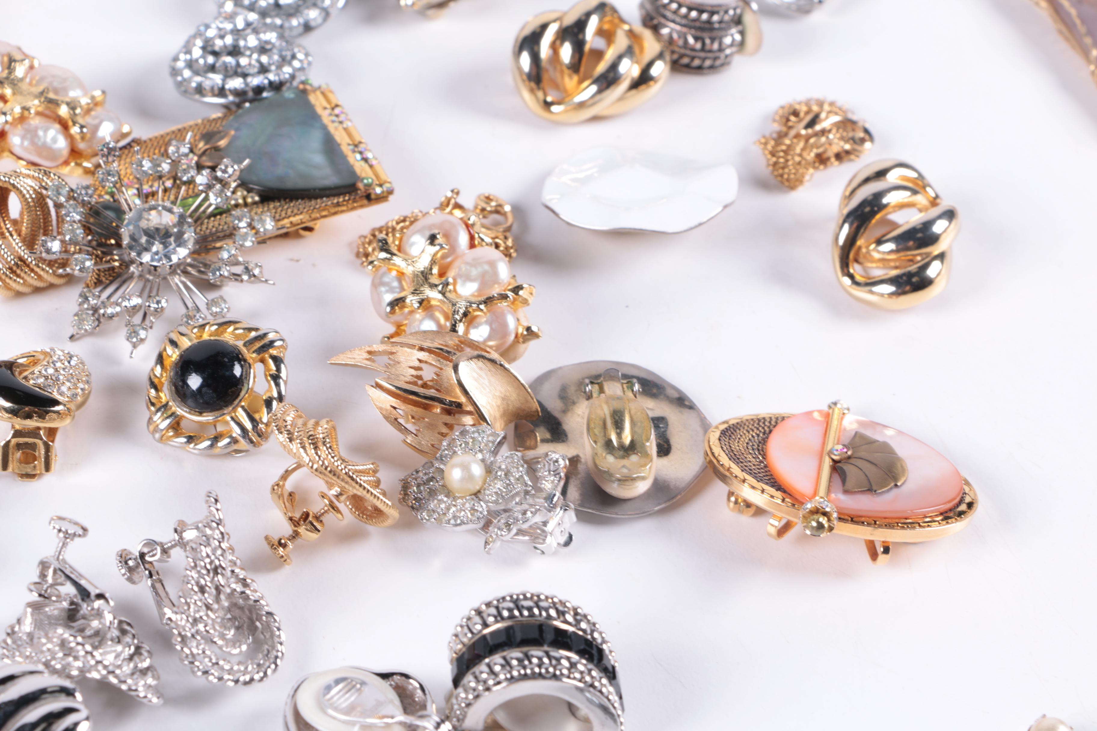 Vintage Haute Couture Costume Jewelry Featuring Christian Dior and Les Bernard