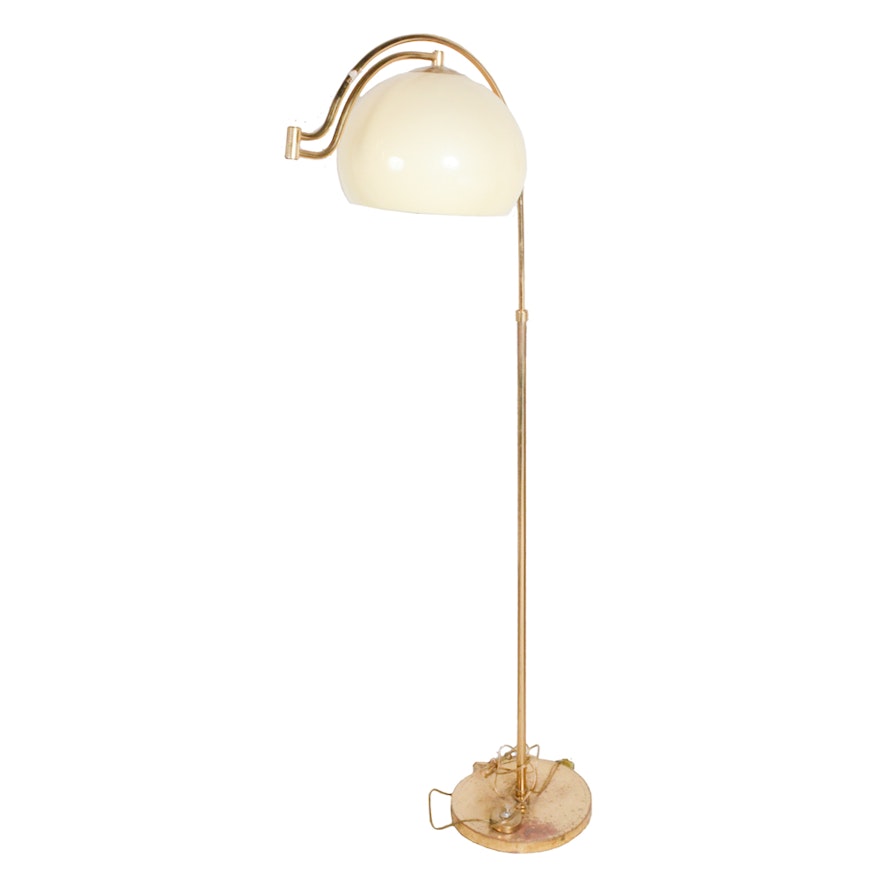 Mid Century Modern Brass Floor Lamp