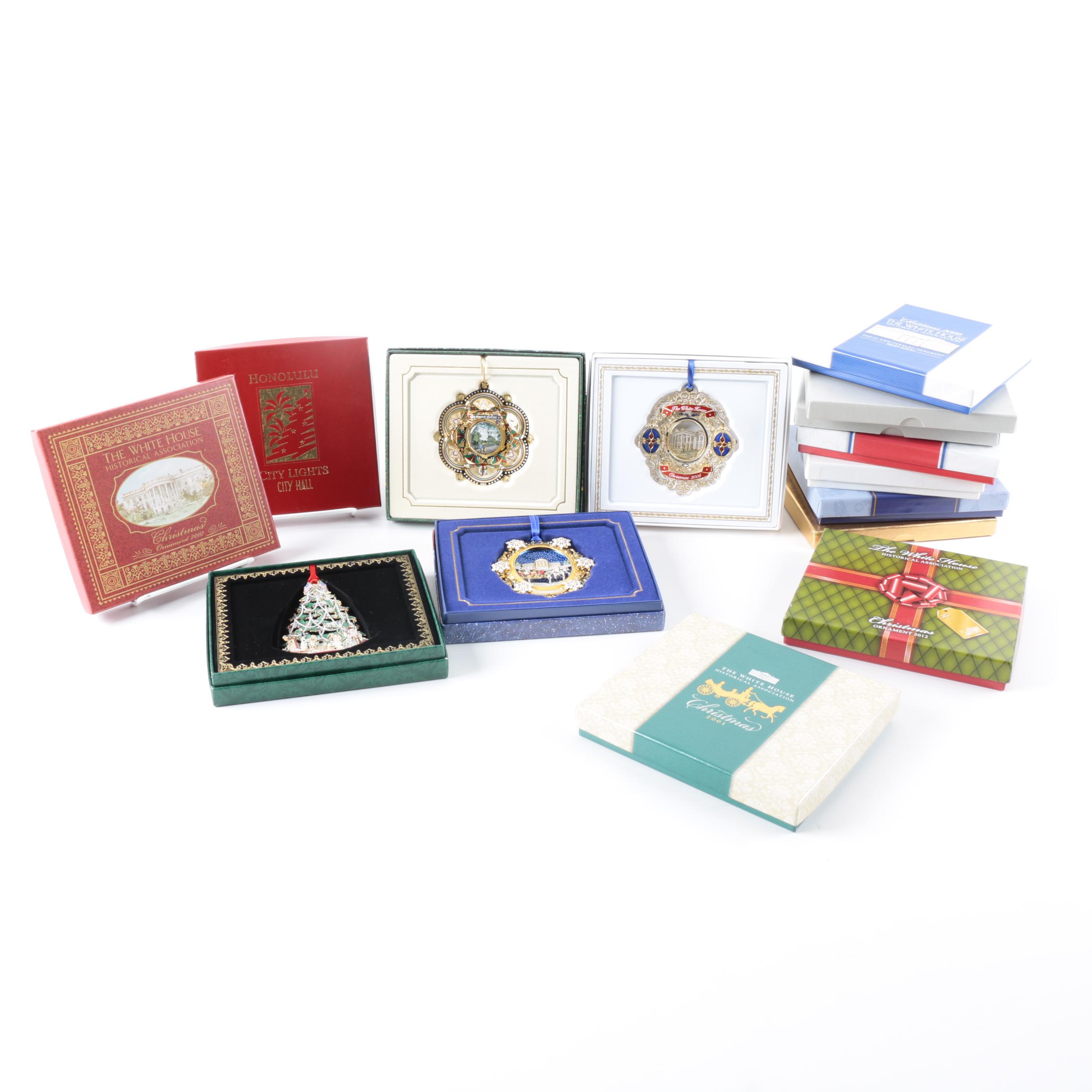 White House and Landmark Christmas Ornaments