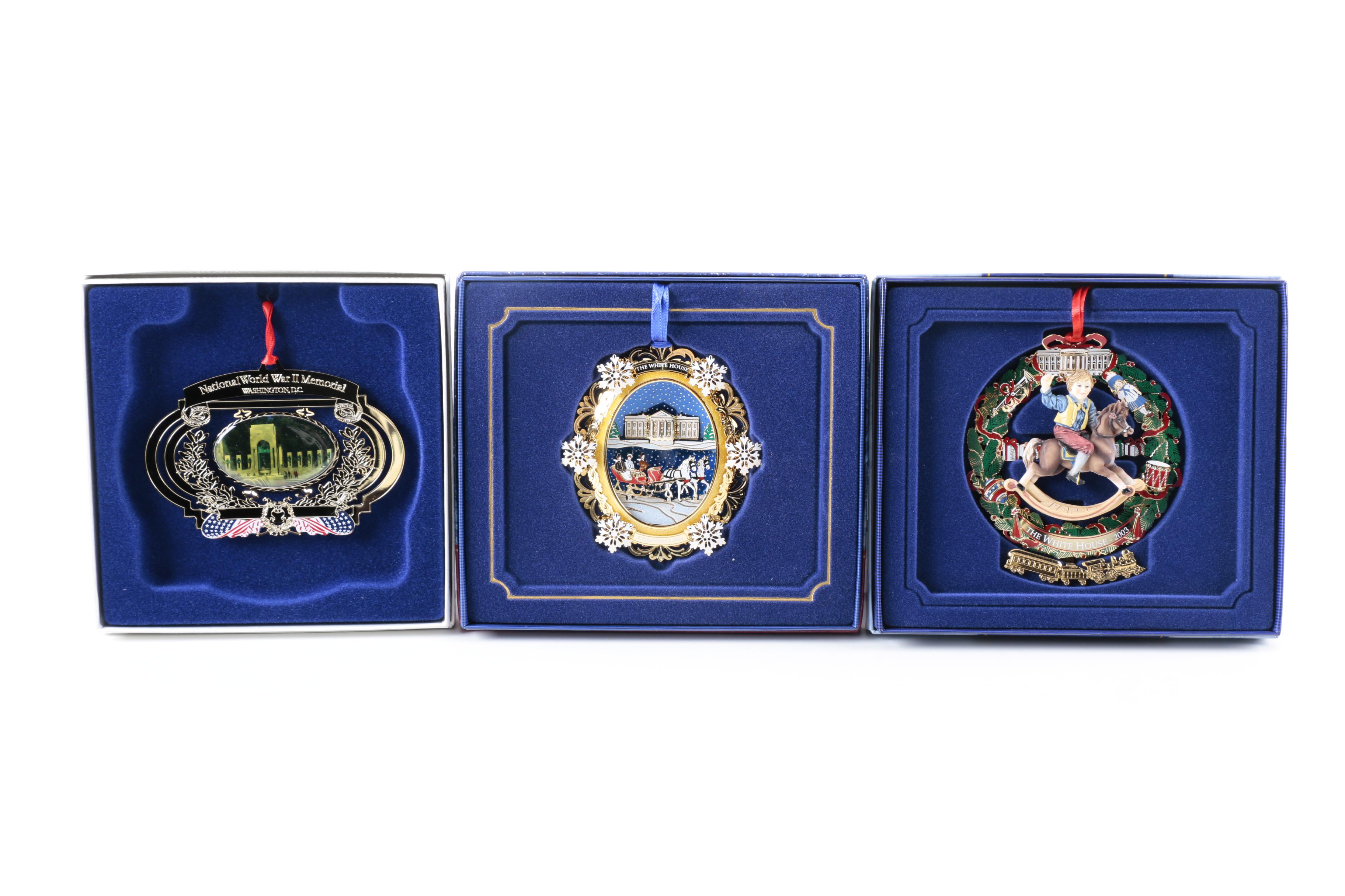 White House and Landmark Christmas Ornaments