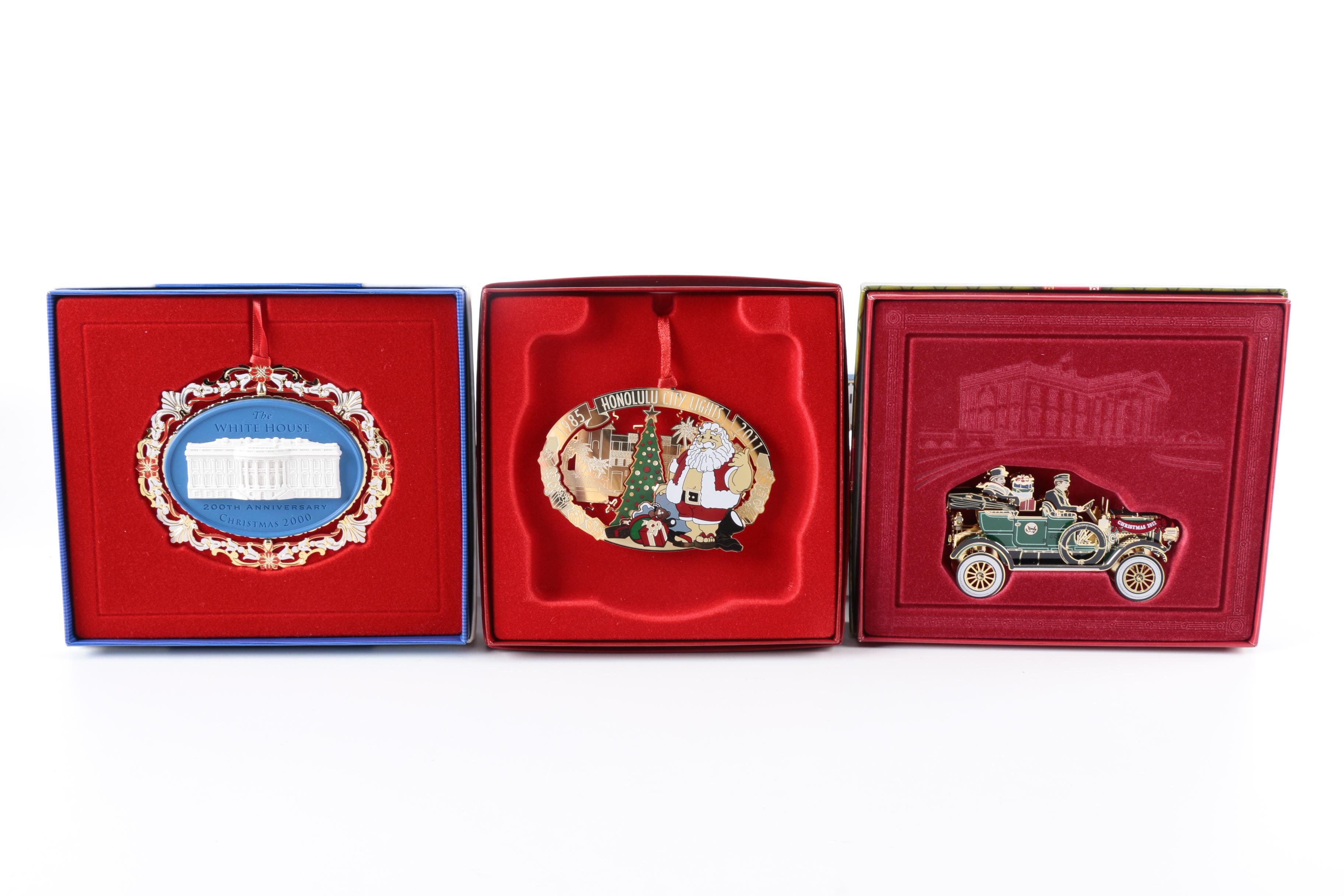 White House and Landmark Christmas Ornaments