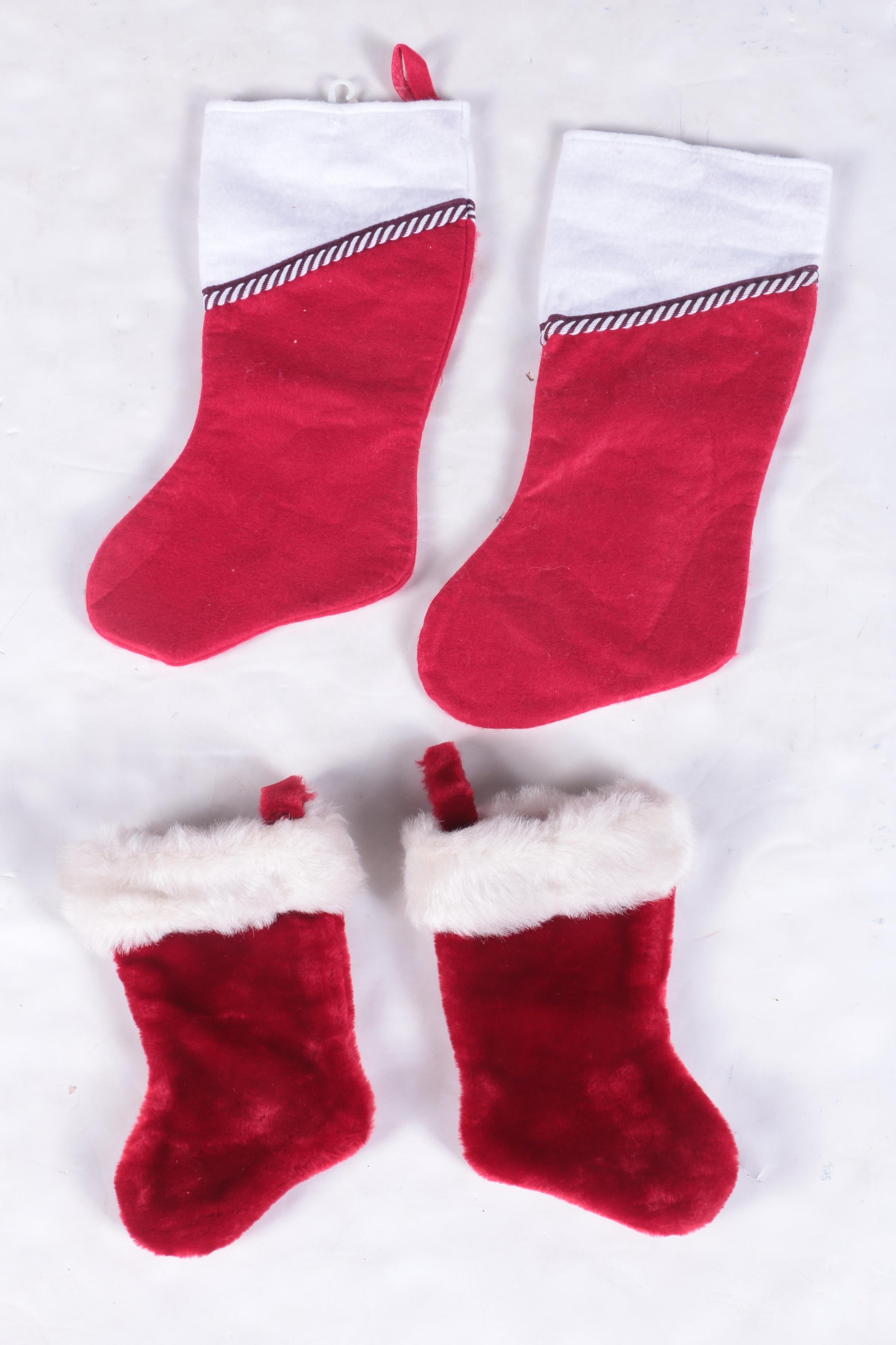 Christmas Table Linens, Stockings, and Tree Skirt