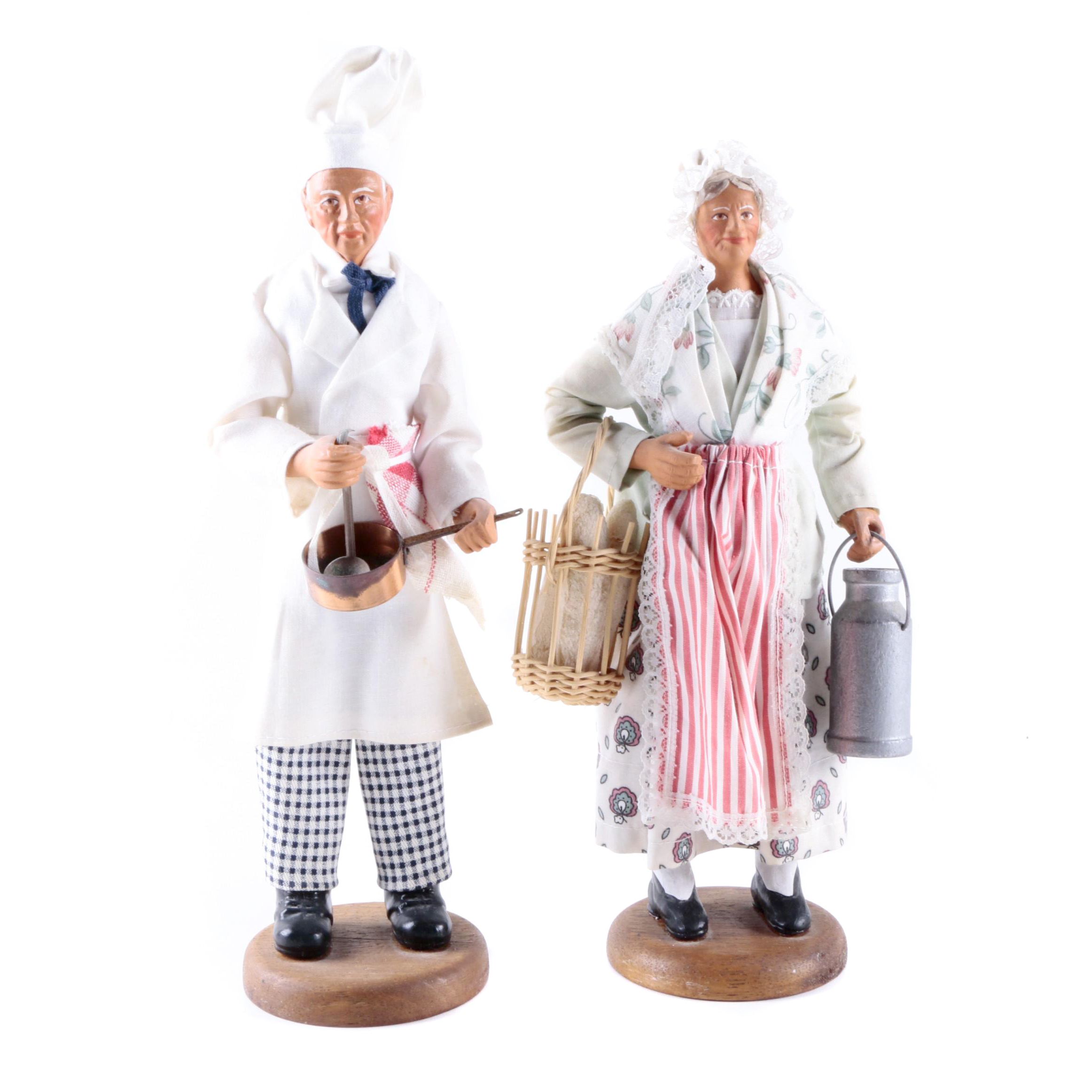 Elder Farmer Figurines