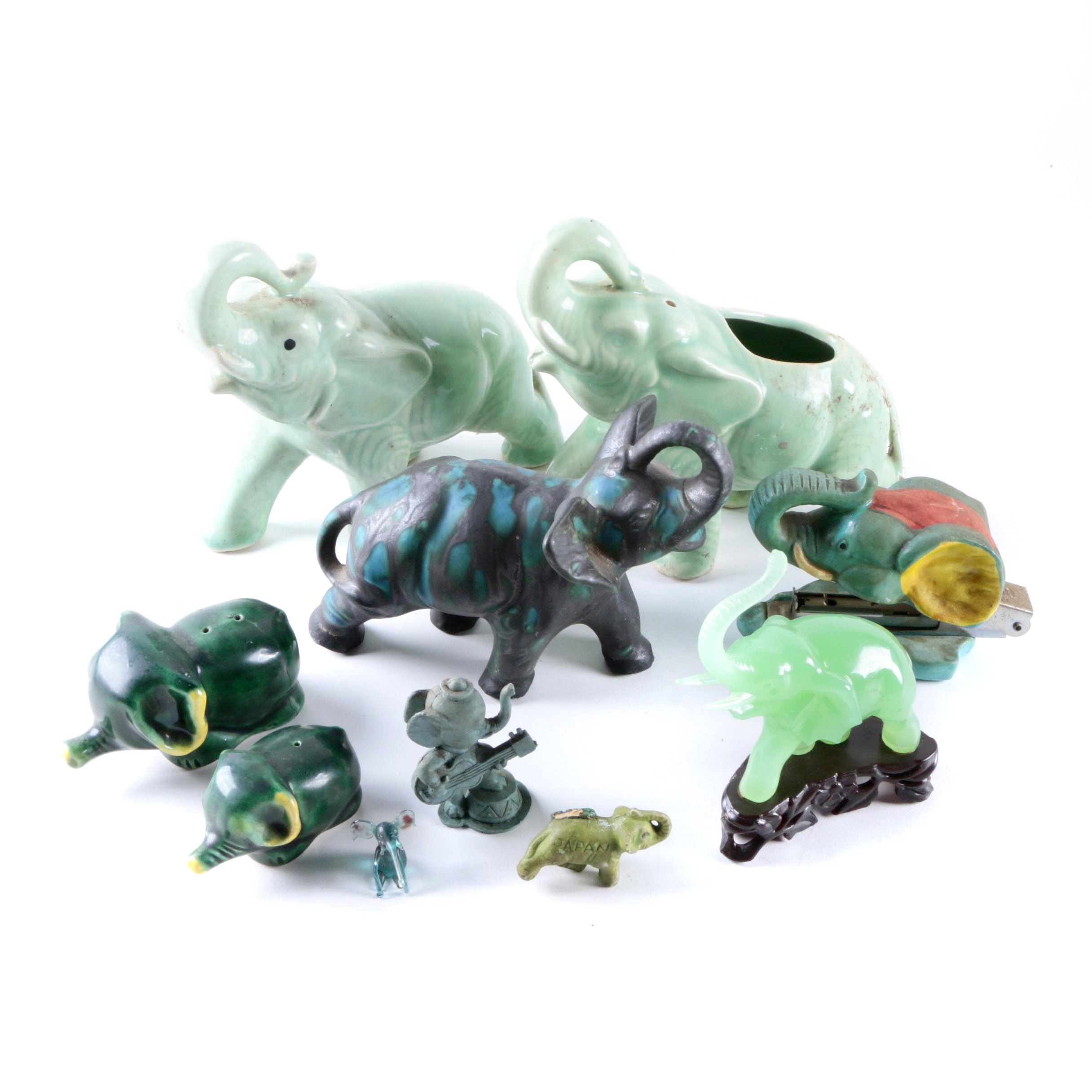 Assorted Elephant Figurines