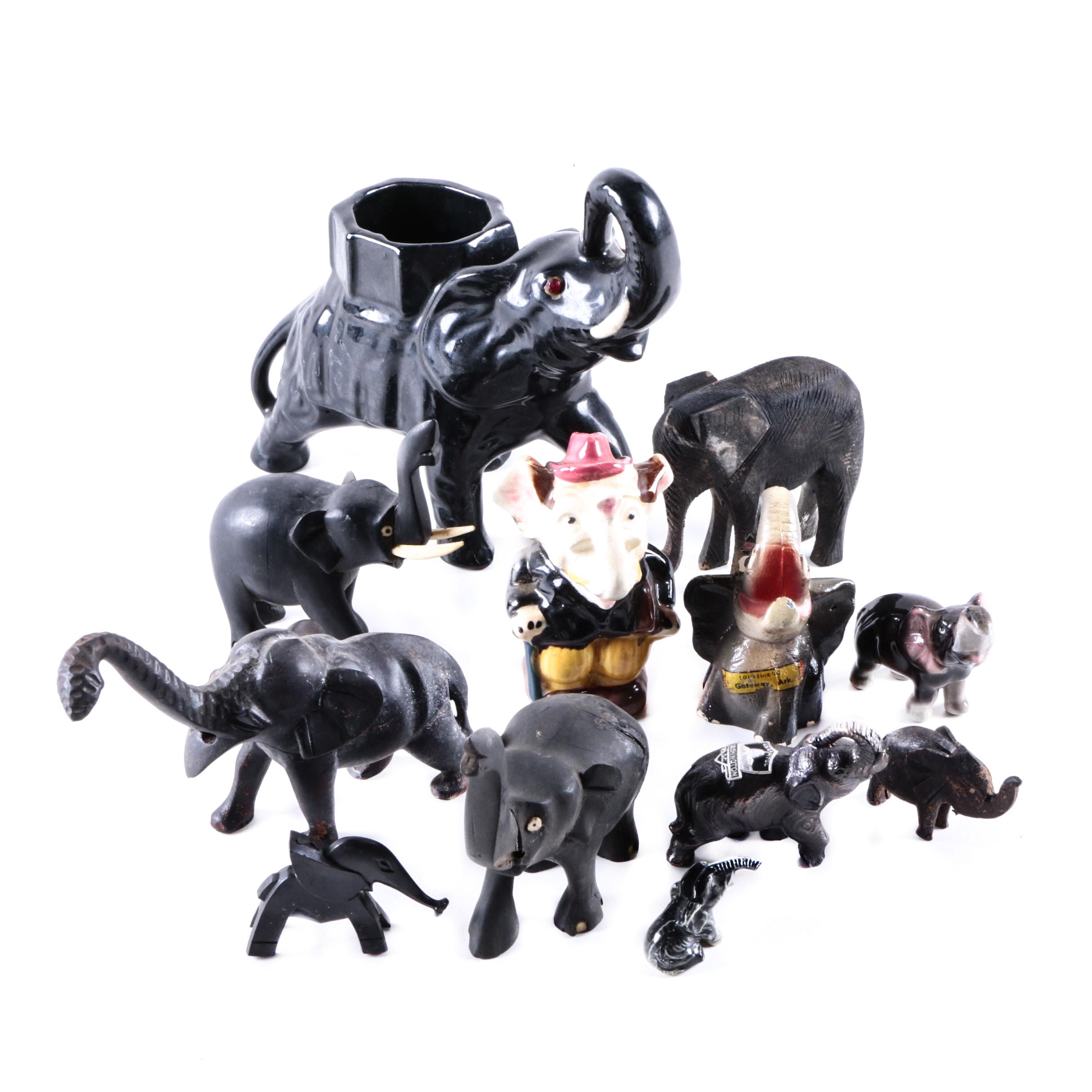 Vintage Elephant Figurines