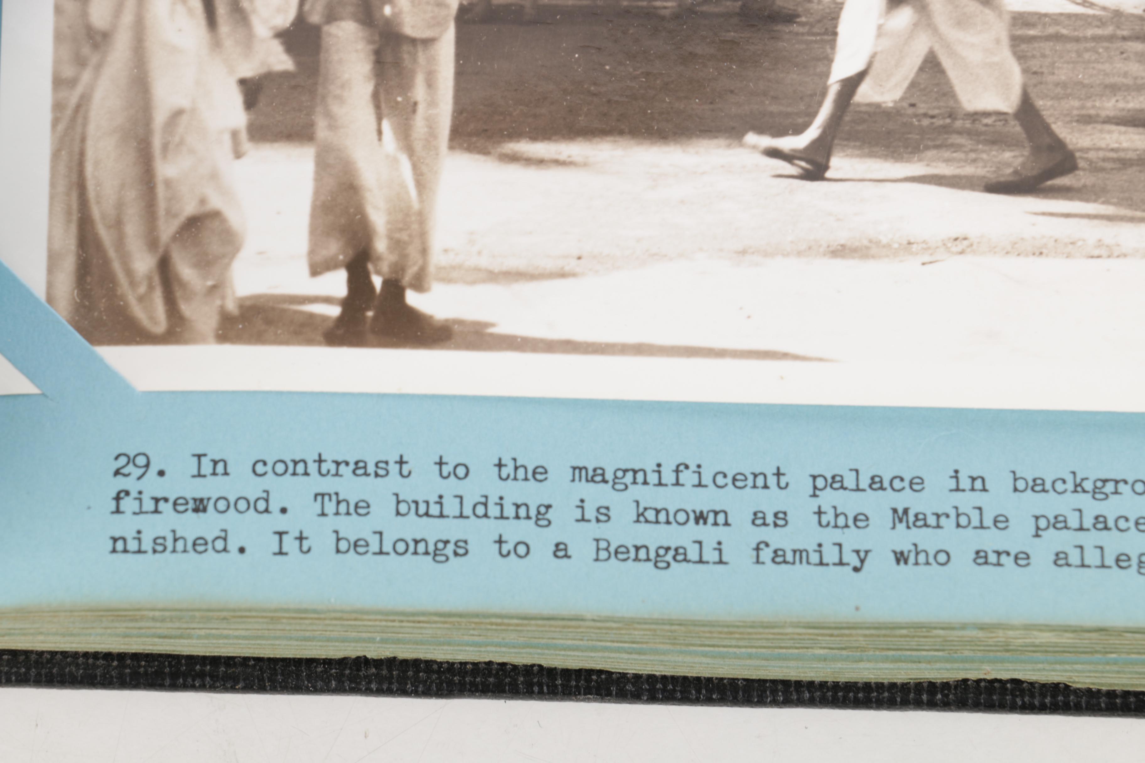 Album of Vintage Photographs of India and Postcard Collections