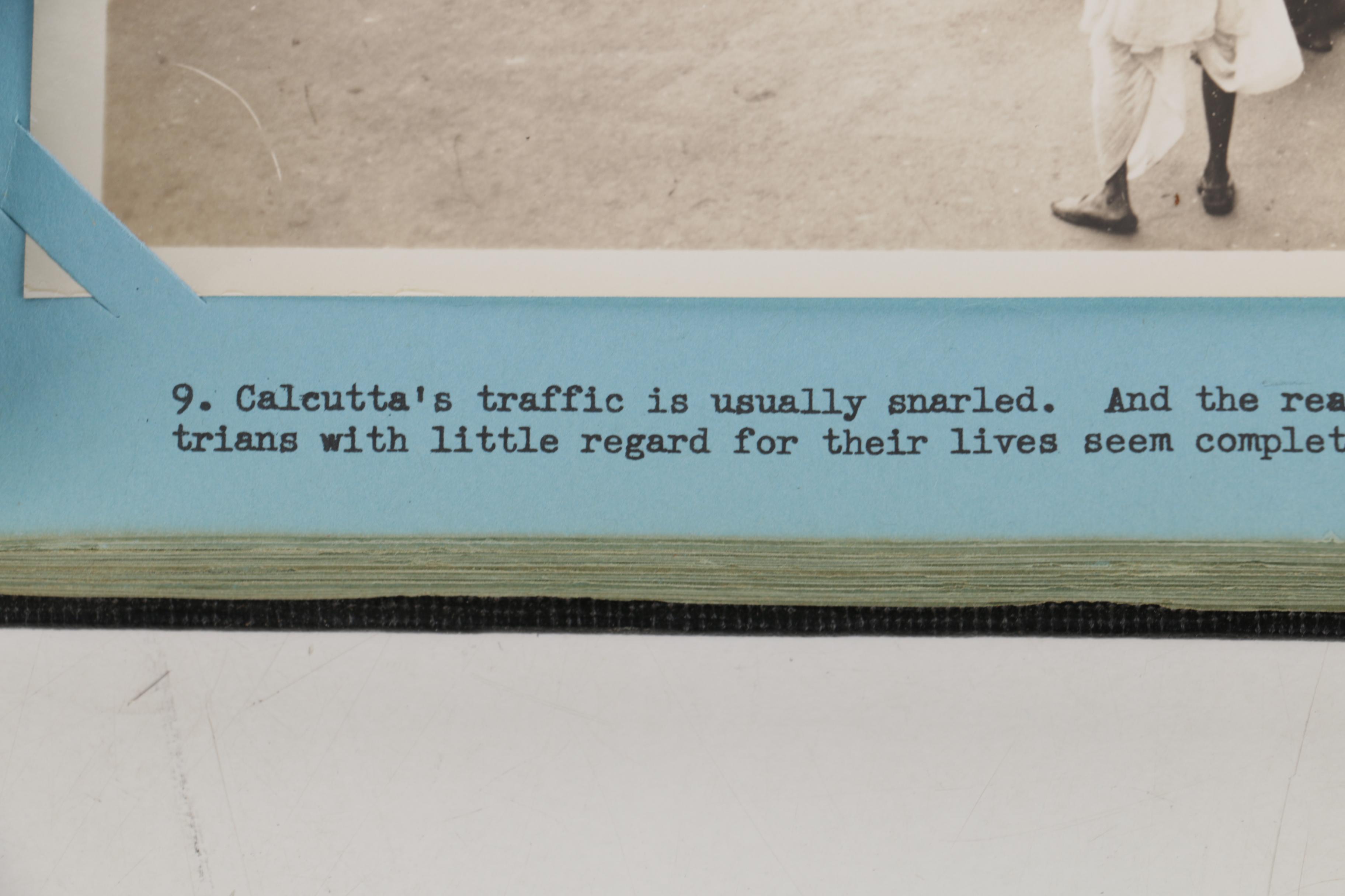 Album of Vintage Photographs of India and Postcard Collections