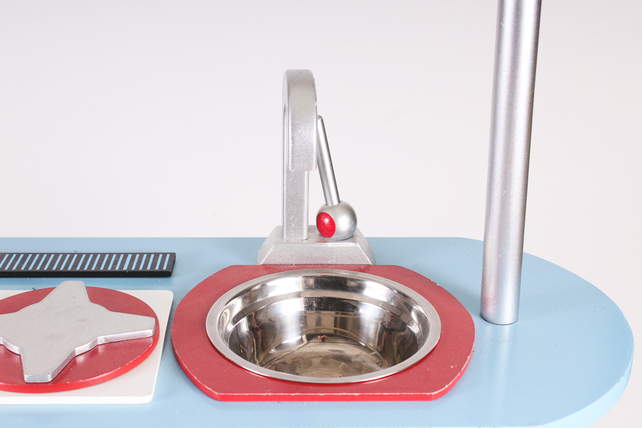 Miniature Cooking Pretend Play Station with Pretend Play Food