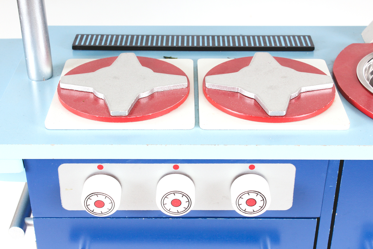 Miniature Cooking Pretend Play Station with Pretend Play Food