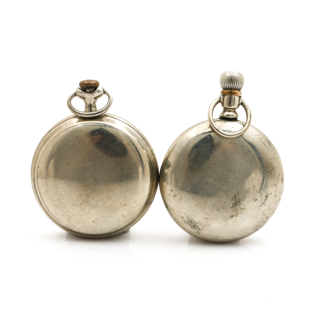 Antique and Vintage Waltham Open Face Pocket Watches