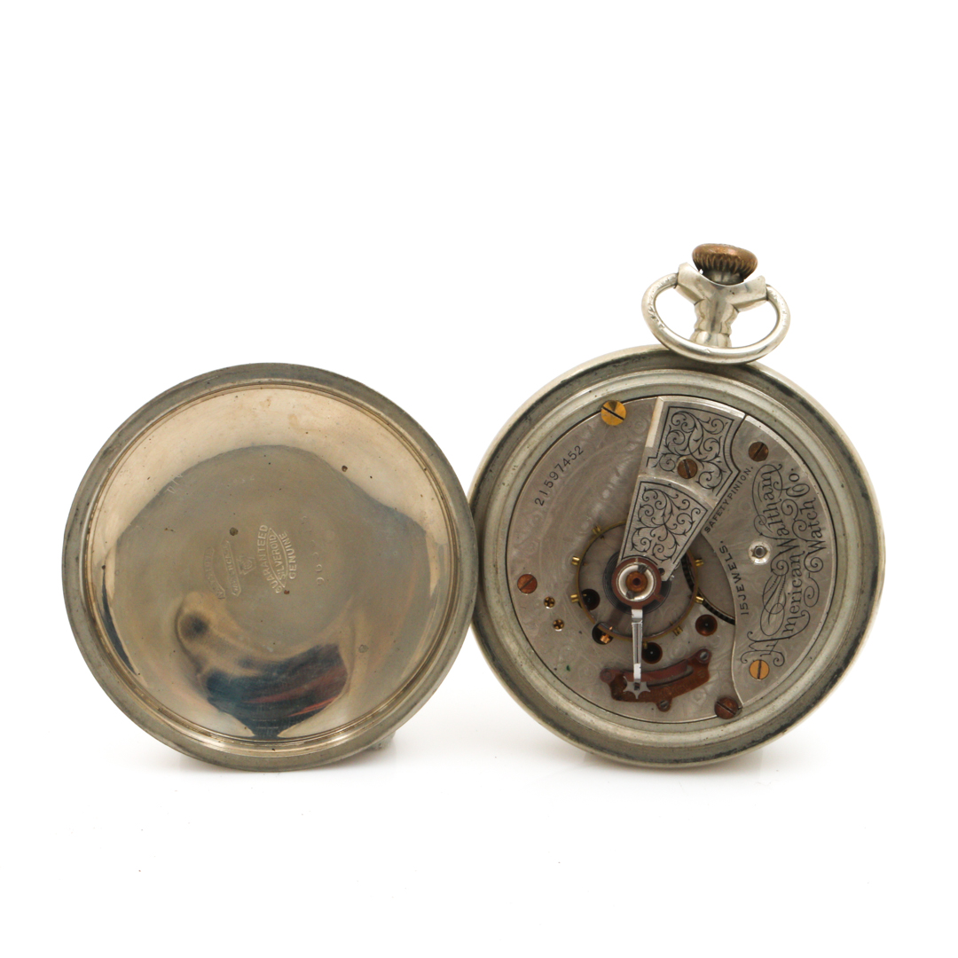 Antique and Vintage Waltham Open Face Pocket Watches