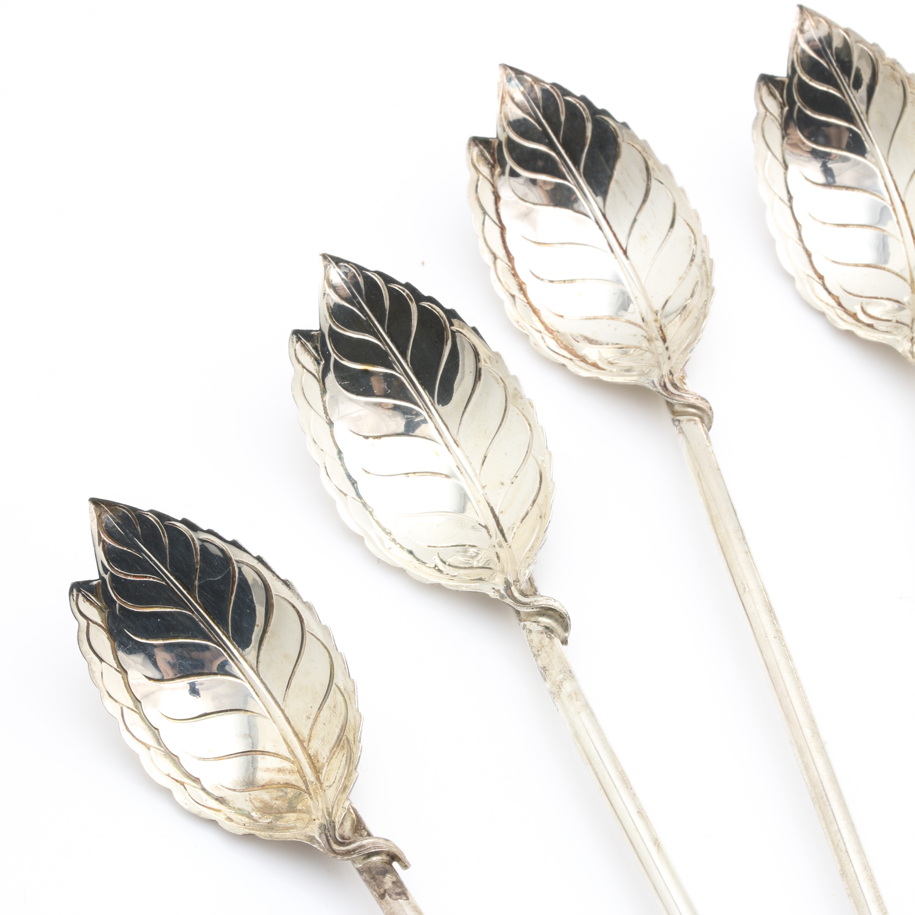 Tiffany & Co. Sterling Silver Mint Julep Spoon Straws