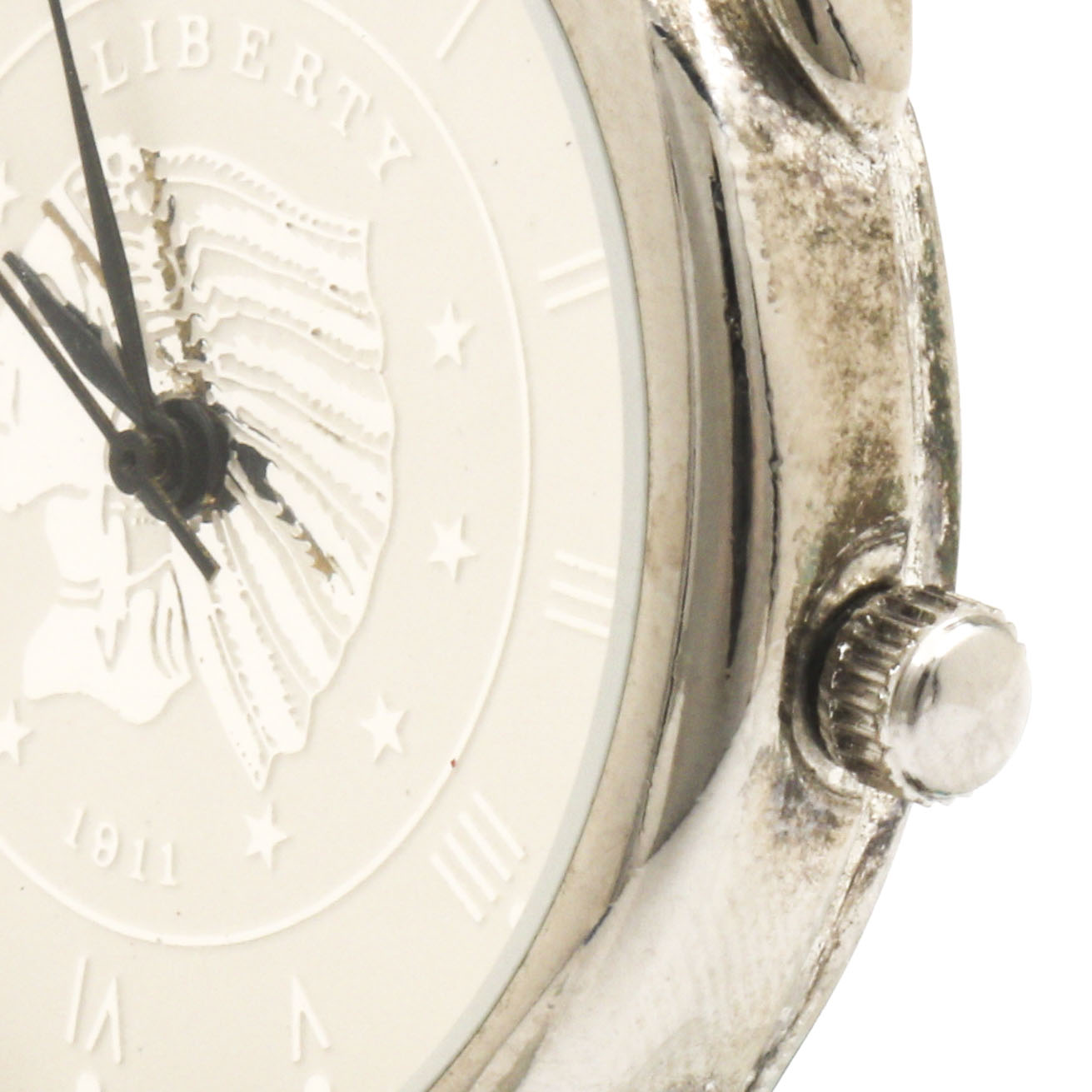 Quoc Turquoise Inc. Sterling Silver Watch With Inlay and Turquoise