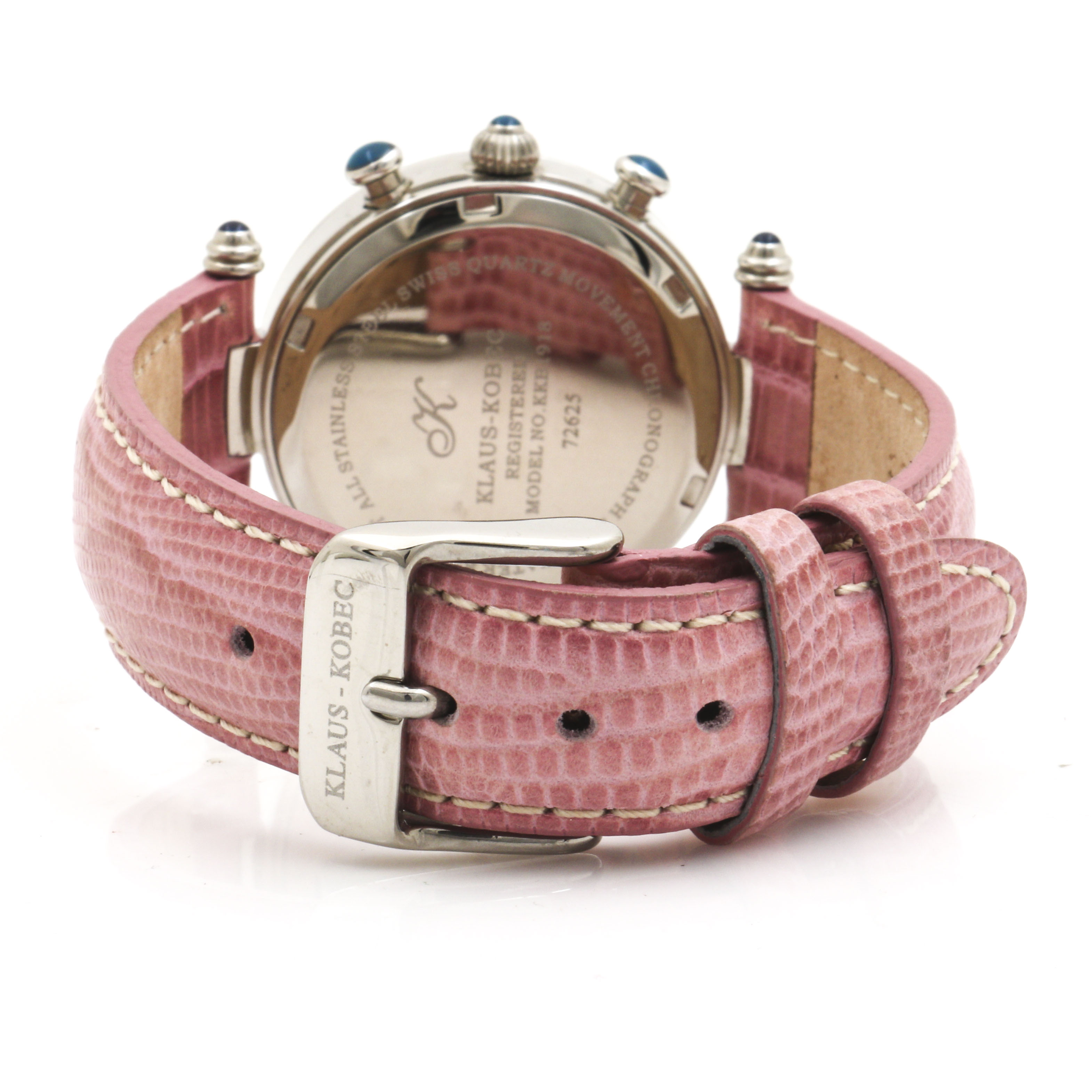 Klaus Kobec Stainless Steel and Diamond Watch