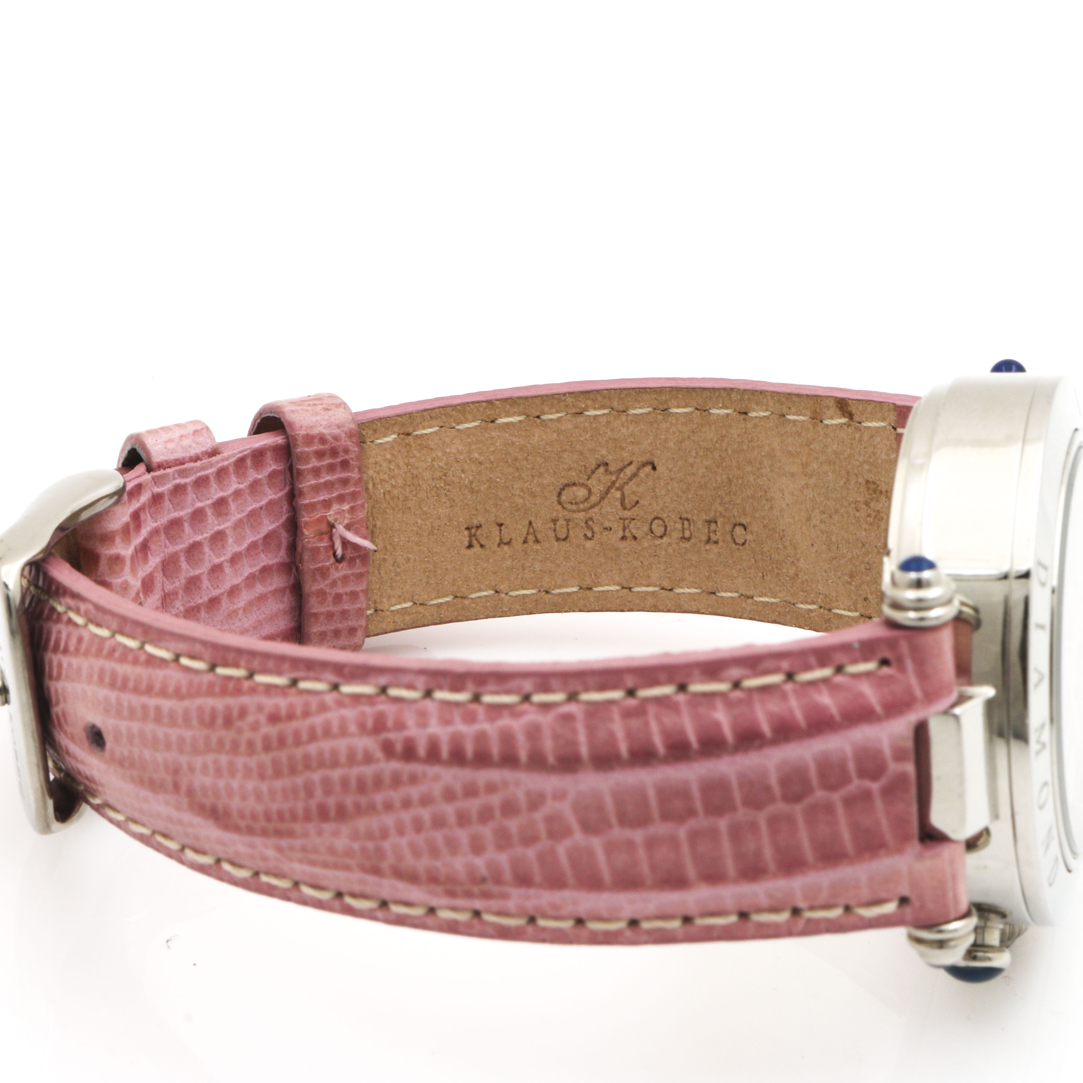 Klaus Kobec Stainless Steel and Diamond Watch