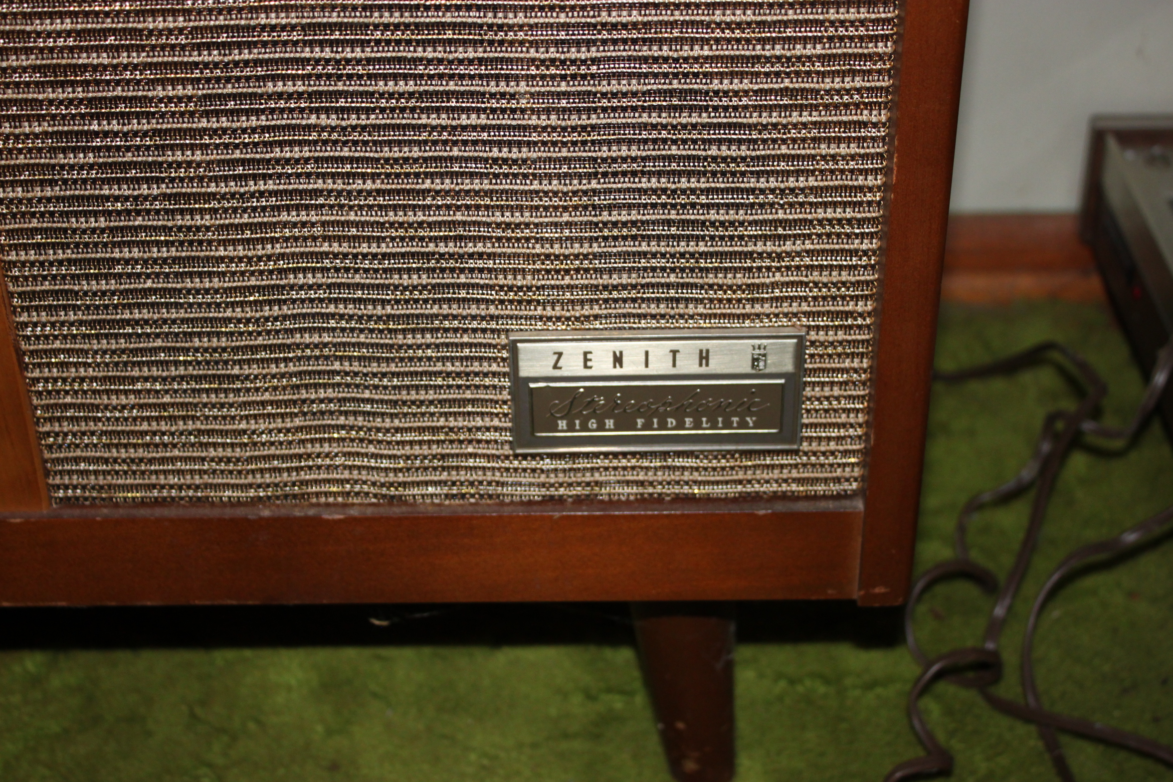 Mid-Century Zenith Record Player Cabinet