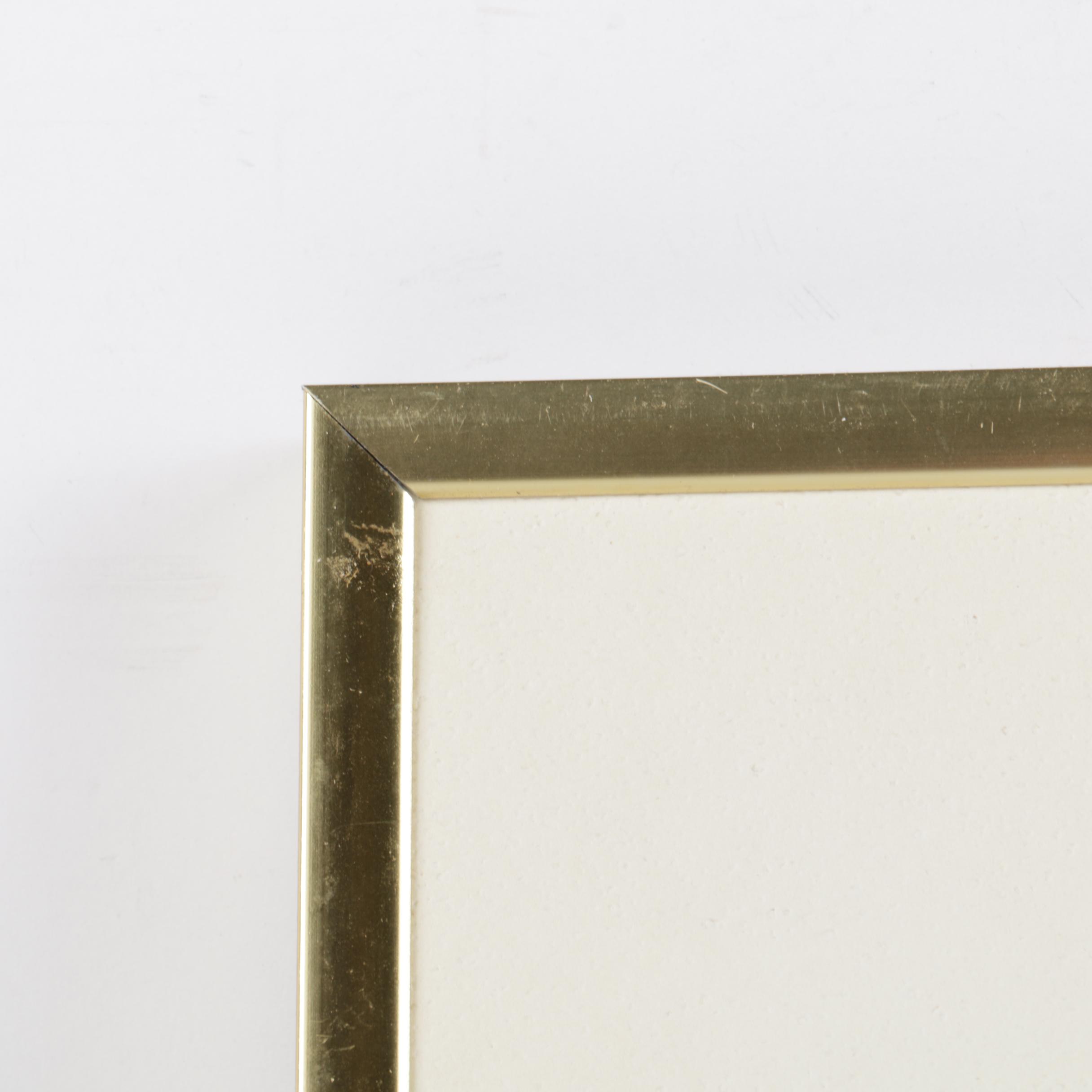 Vivienne Lee 1980s Watercolor and Gouache Painting of Chinese Farm Landscape