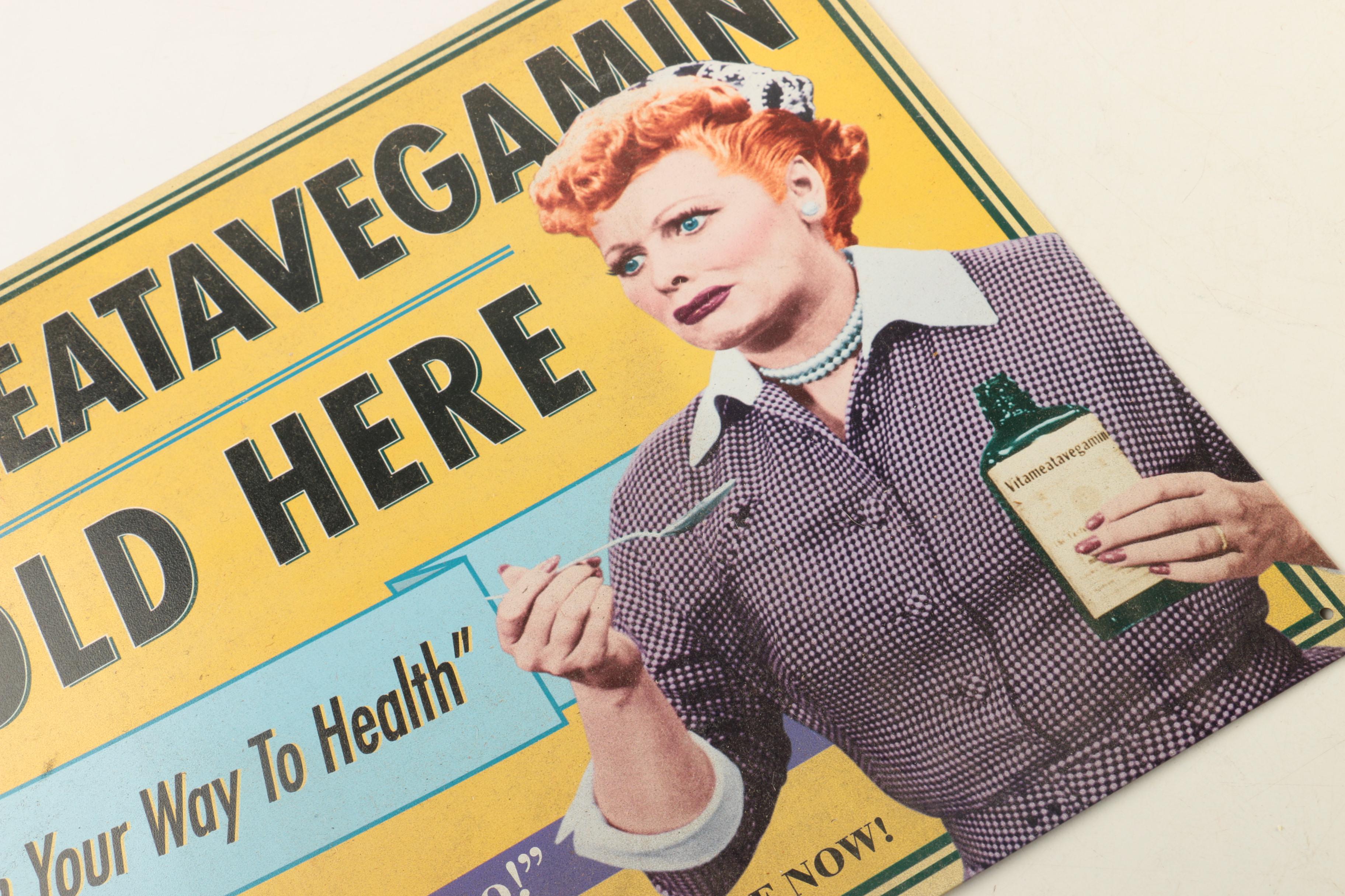 "I Love Lucy" Metal Posters.