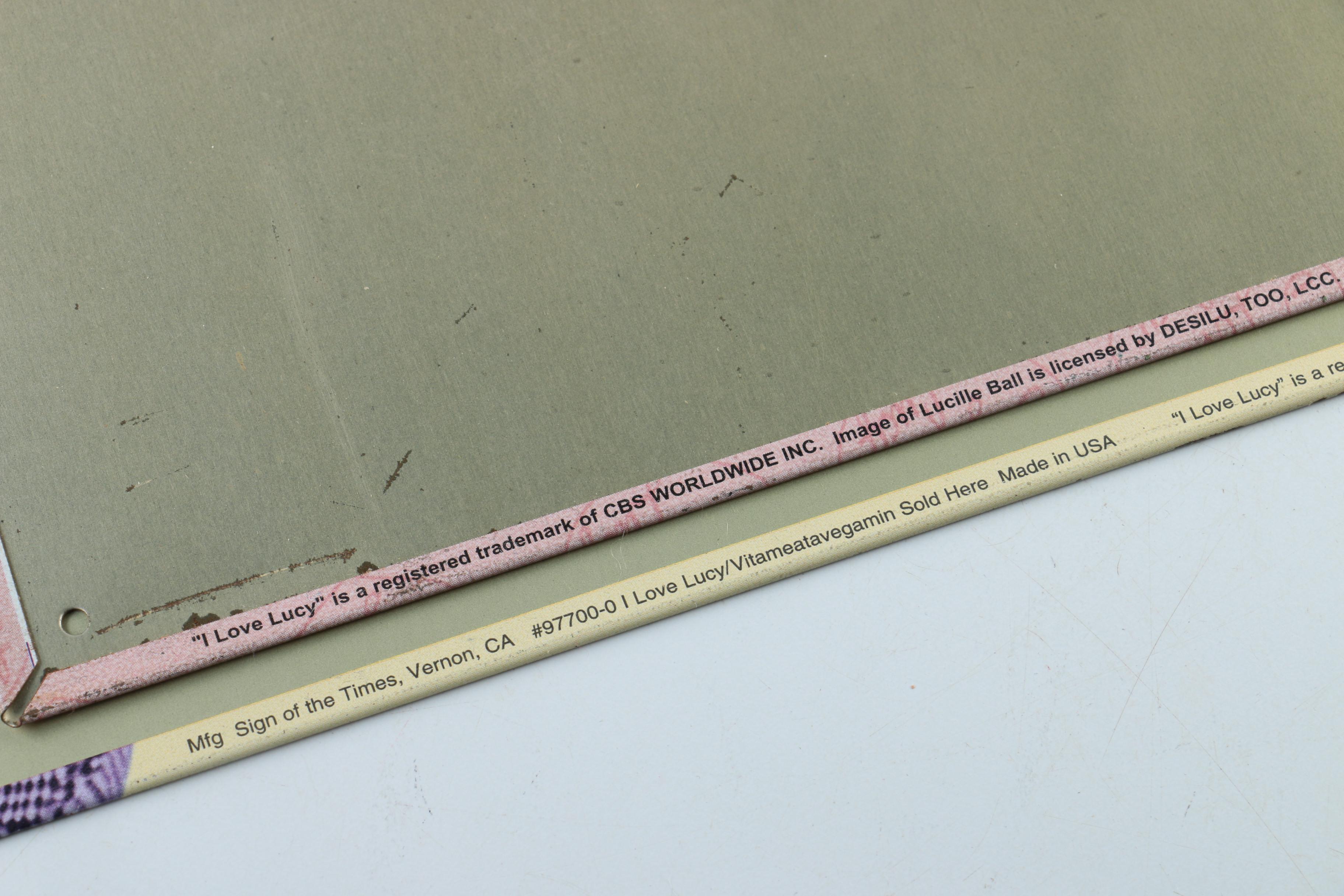 "I Love Lucy" Metal Posters.