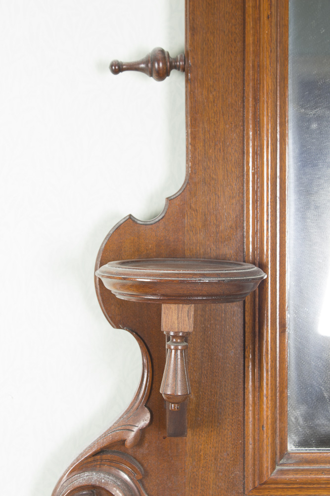 Antique Victorian Eastlake Style Marble Top Dresser with Mirror