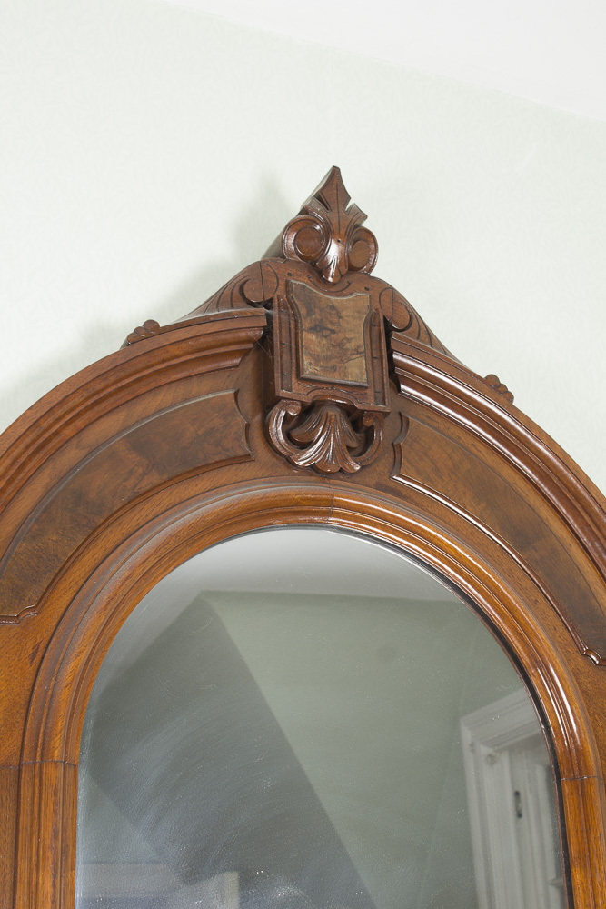 Antique Victorian Eastlake Style Marble Top Dresser with Mirror