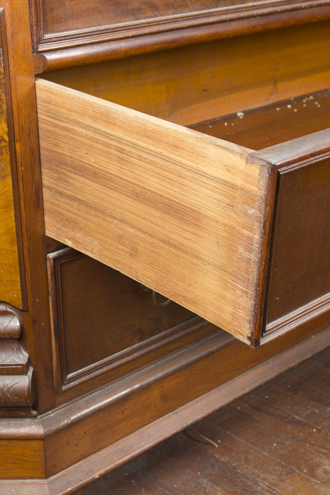 Antique Victorian Eastlake Style Marble Top Dresser with Mirror