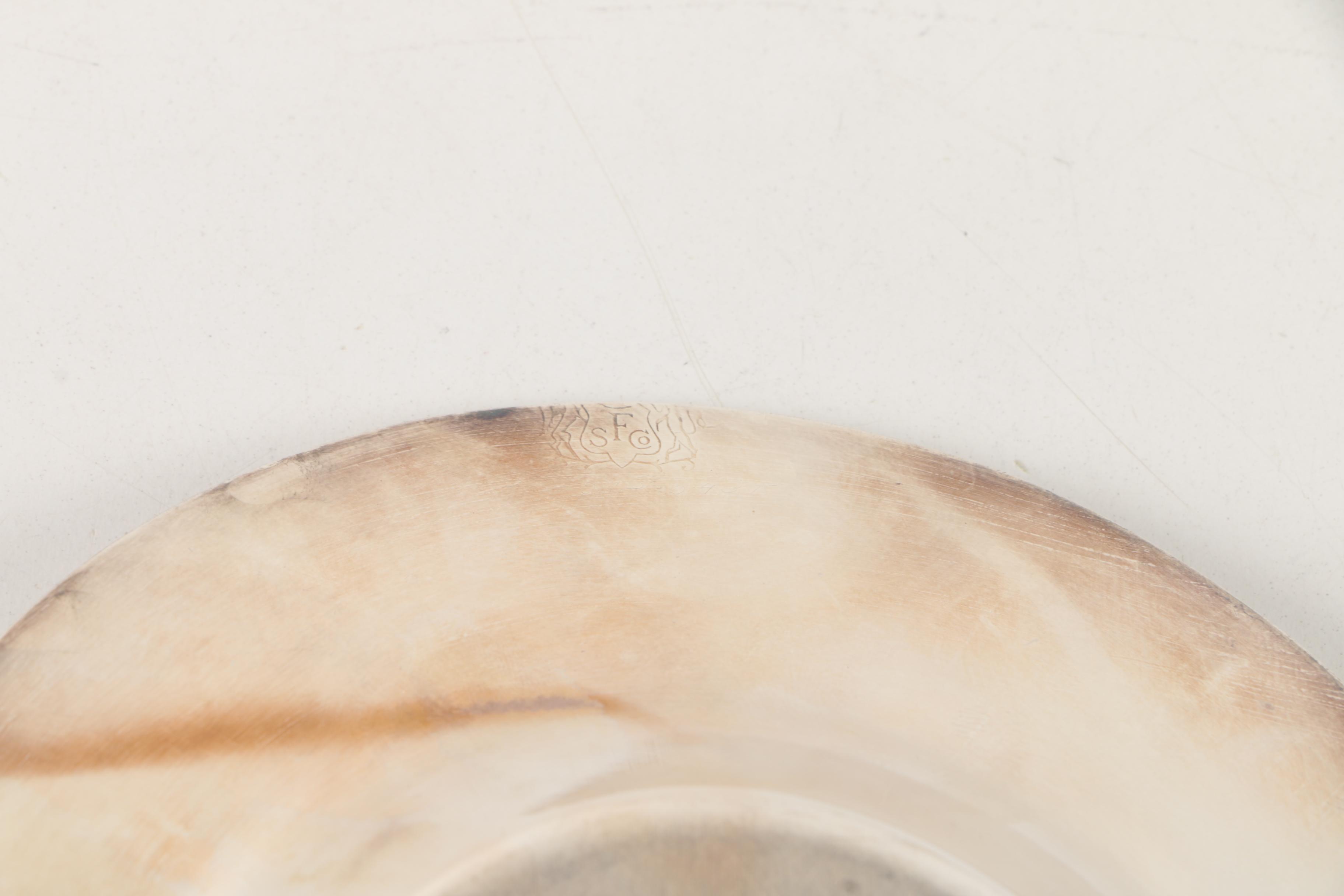 Friedman Silver Company Gadrooned Rim Silver Plate Tray and Assorted Serveware