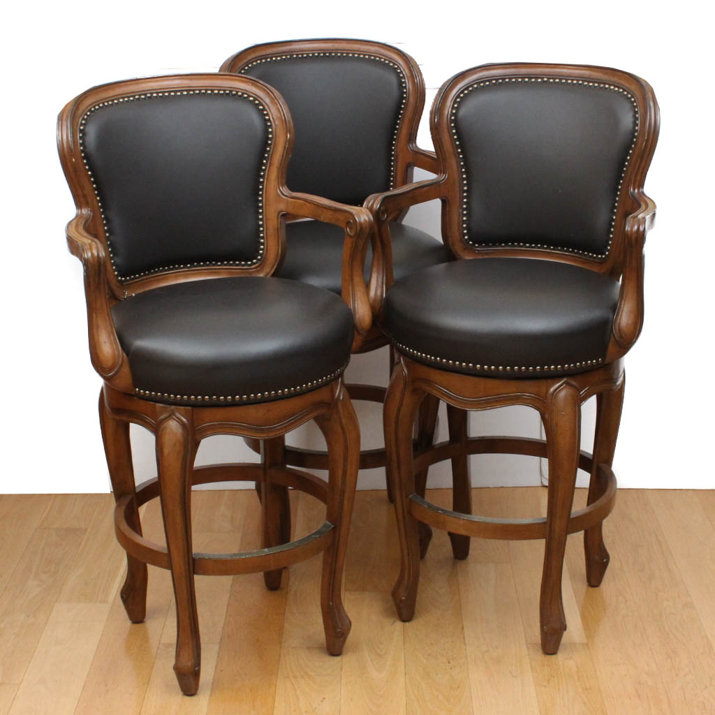 Outdoor Leather Bar Stools With Arms Leather Bar Frontgate Stools