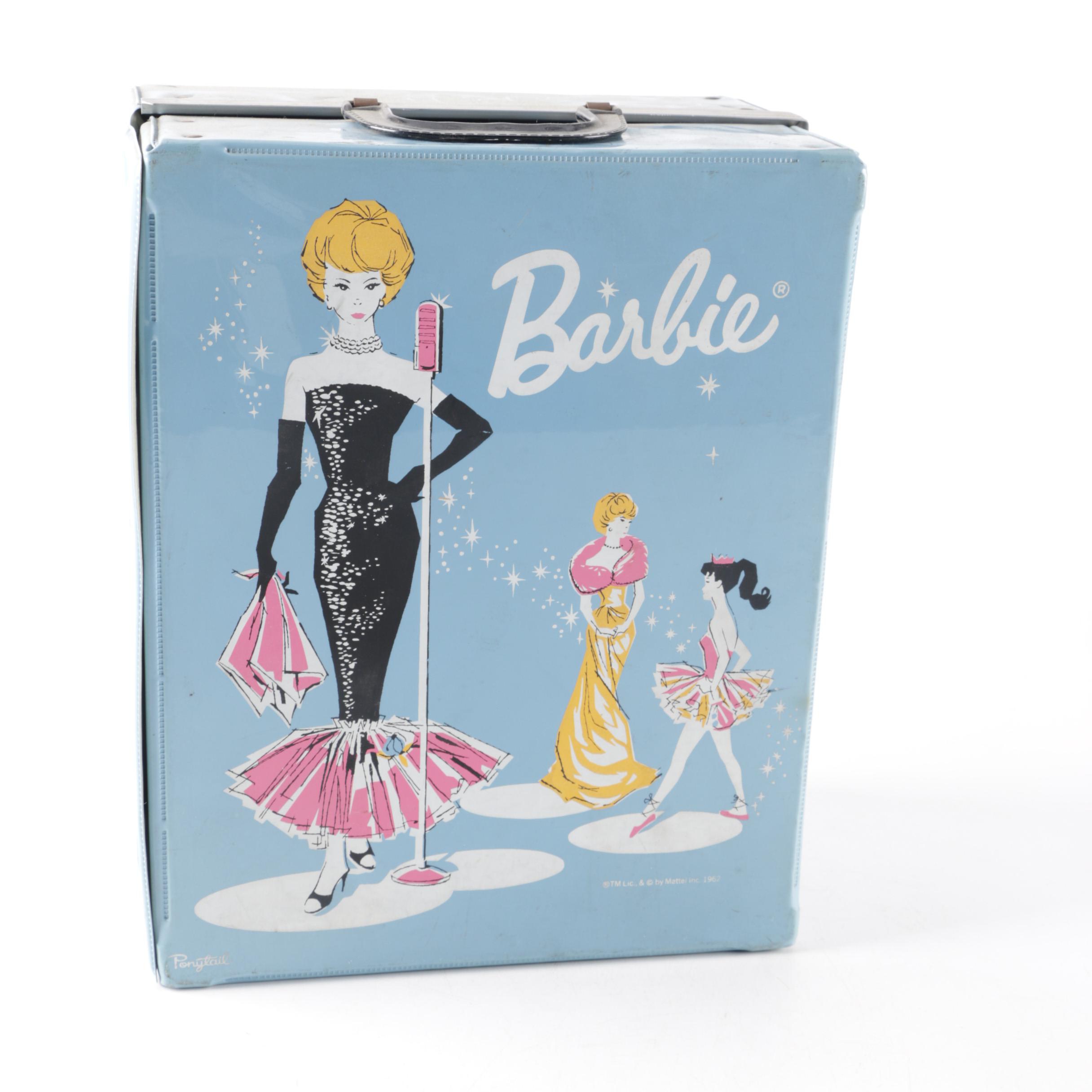 1960s Barbie Dolls with Carrying Case and Accessories